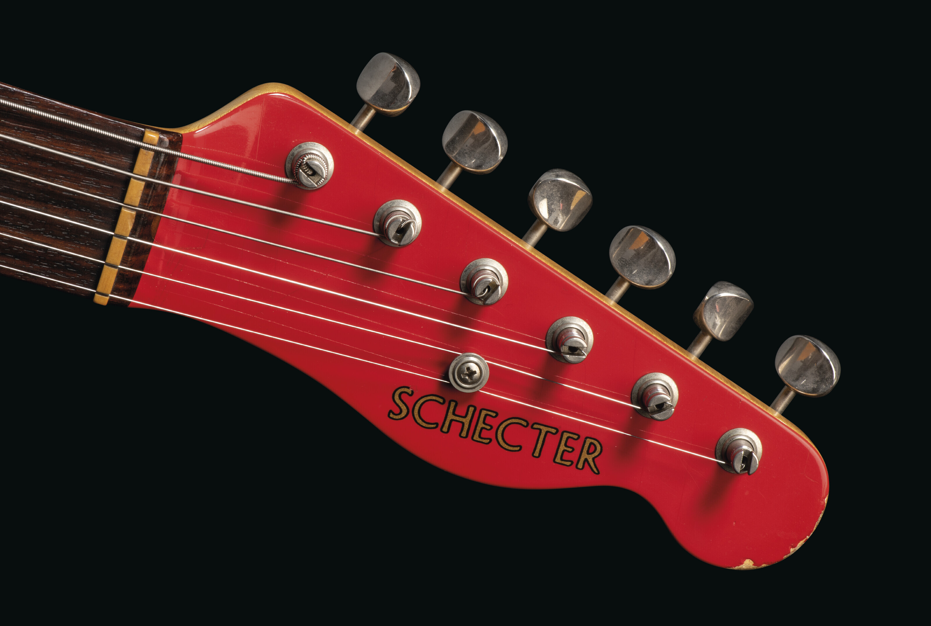 Schecter store telecaster red