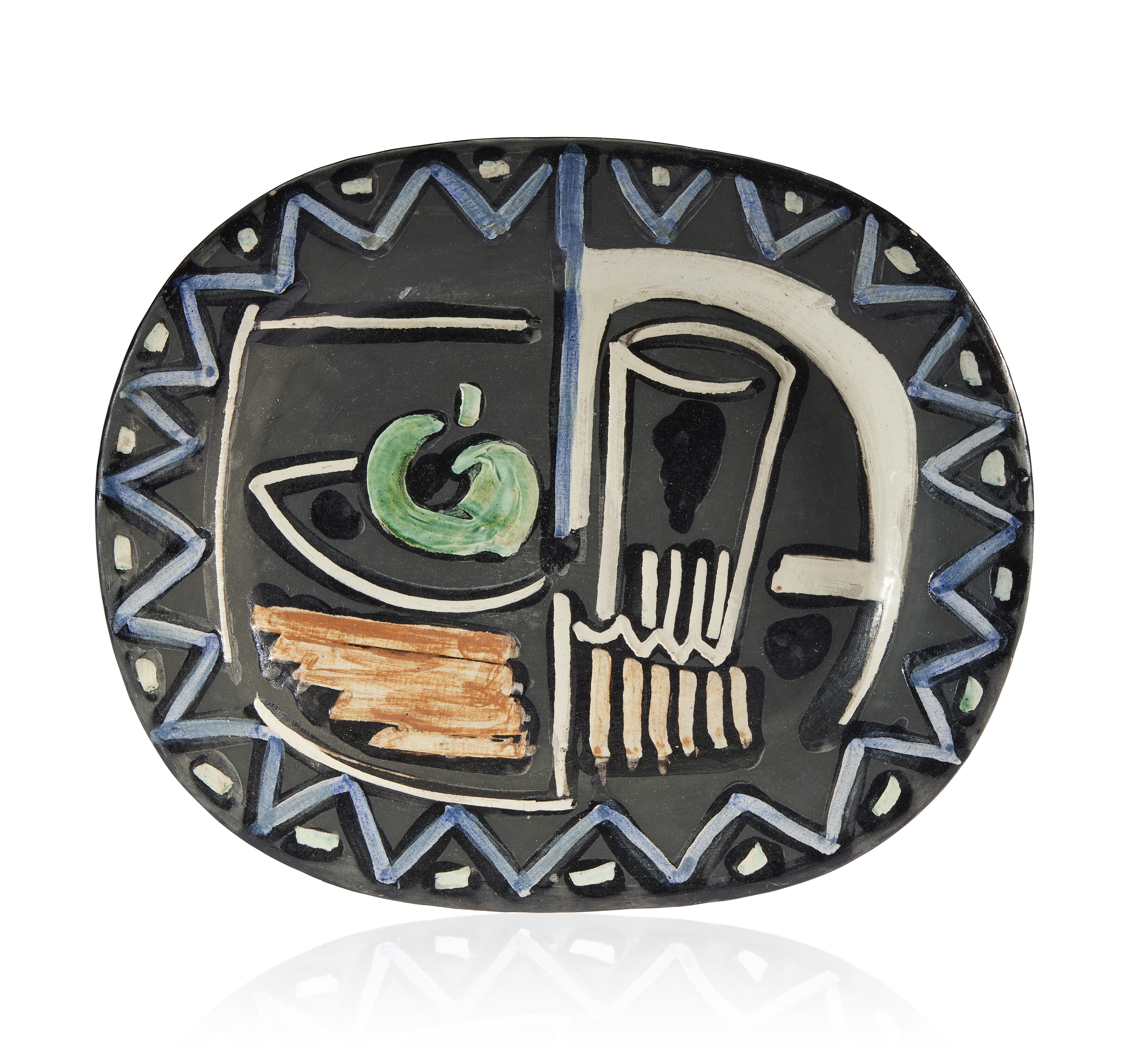 PABLO PICASSO (1881-1973), Service visage noir (A.R. 39) | Christie's