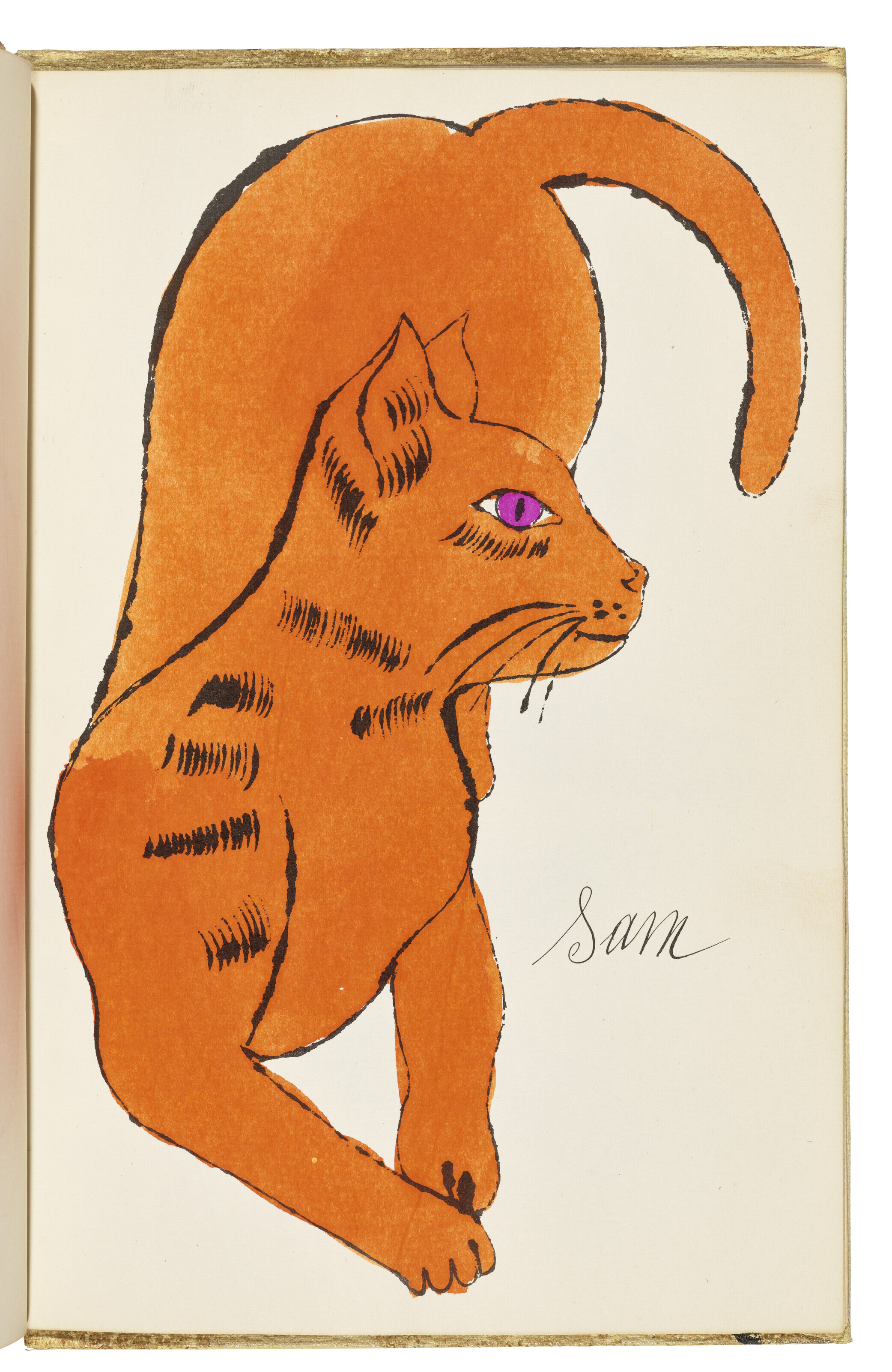 Andy Warhol | One Blue Pussy (ca. 1954) | Artsy