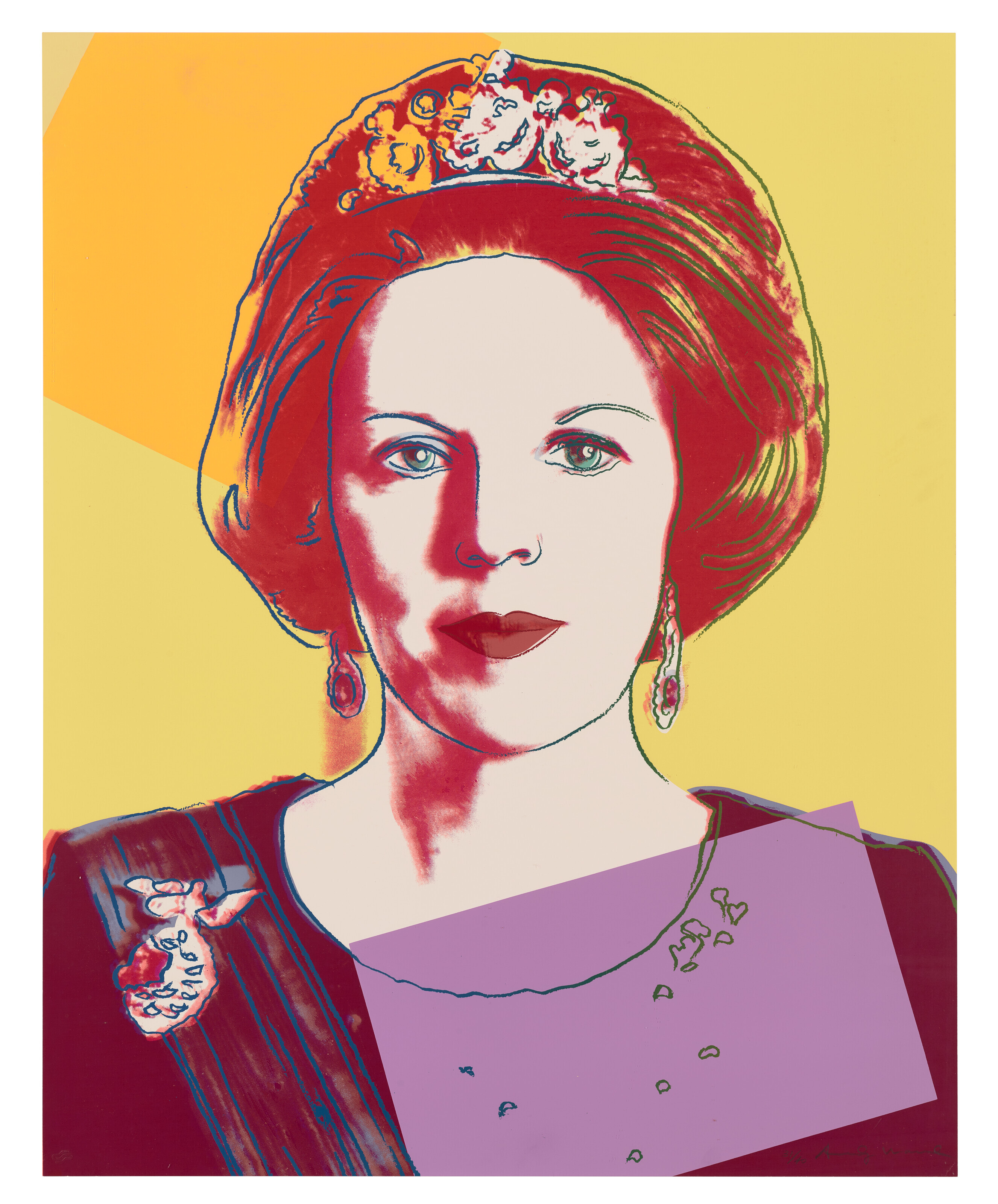 ANDY WARHOL (1928-1987), Queen Beatrix, from: Reigning Queens