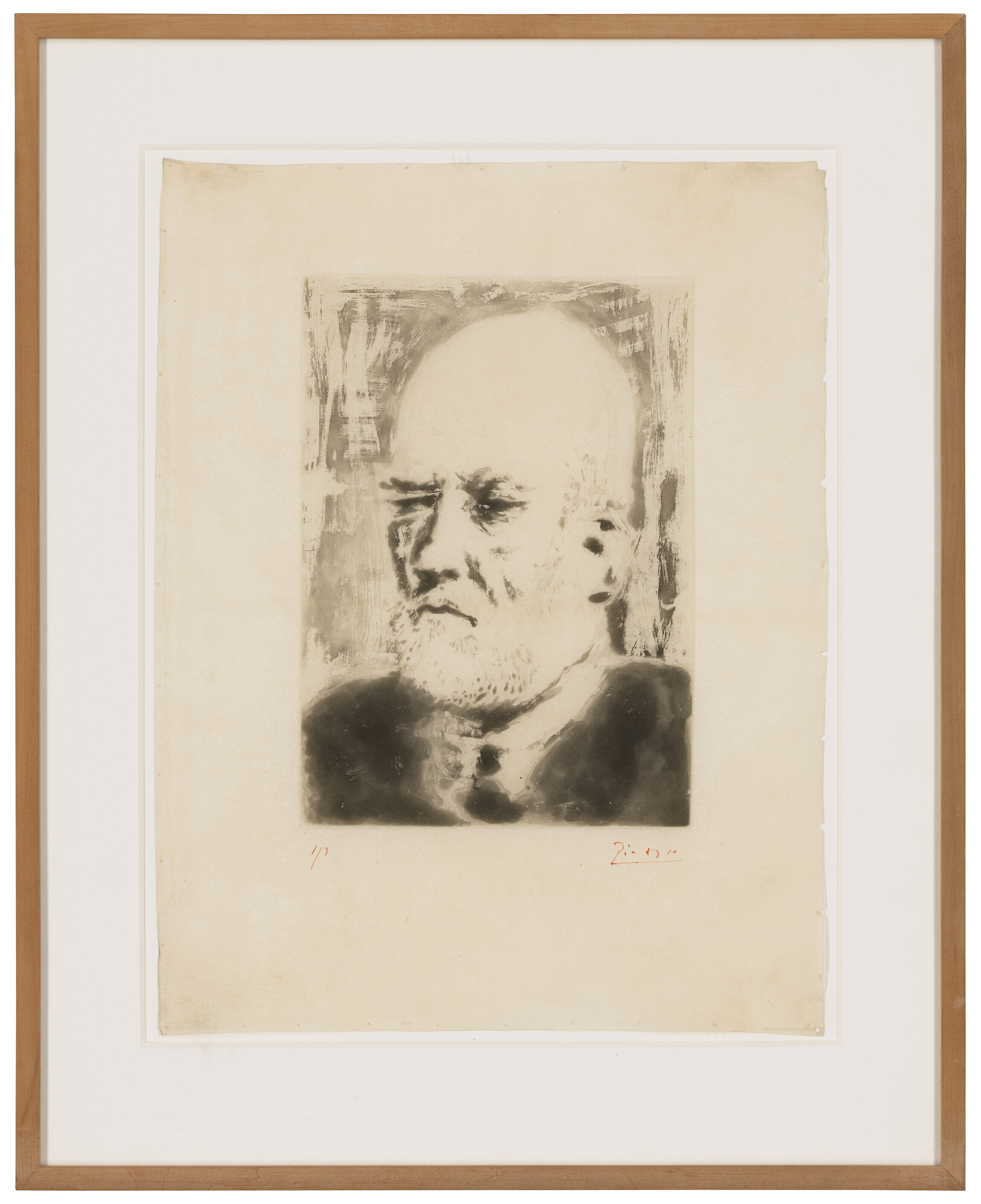 PABLO PICASSO (1881-1973), Portrait de Vollard II, from: La Suite