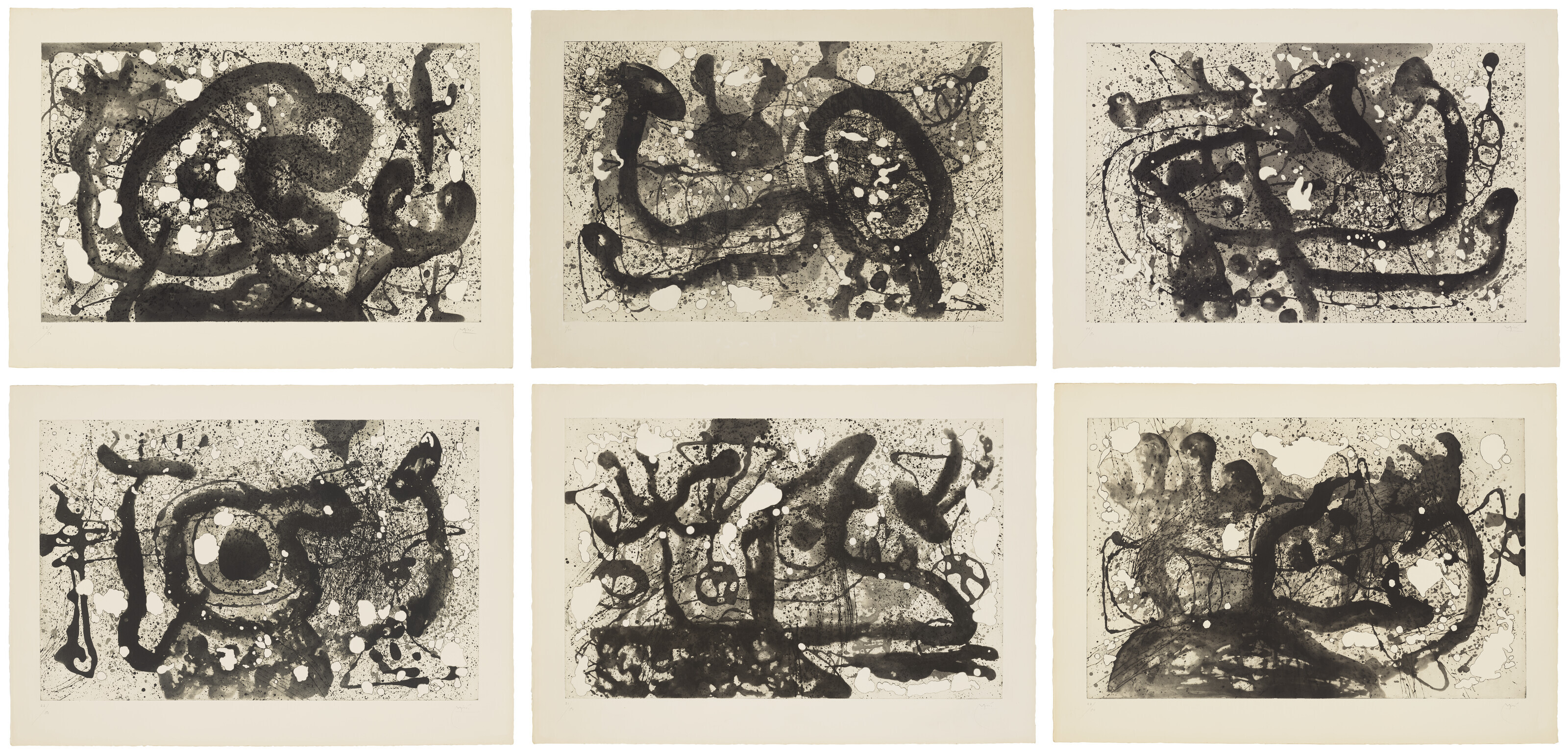 Joan Miro、LE GRAND NU DEBOUT、画集画、新品額装付 JOAN MIRÓ (1893-1983), Les géants | Christie's