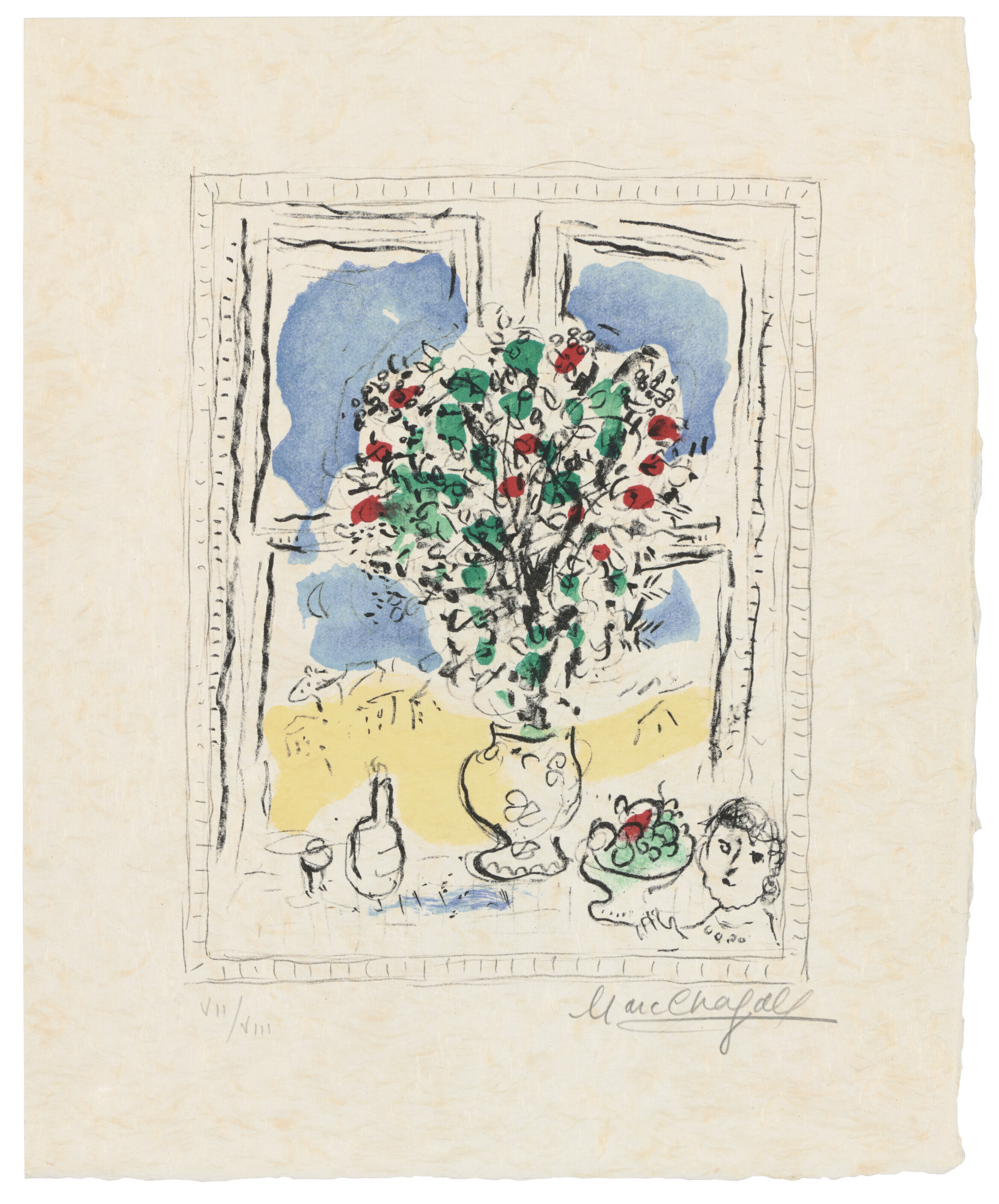 MARC CHAGALL (1887-1985), Nature morte aux fleurs | Christie's
