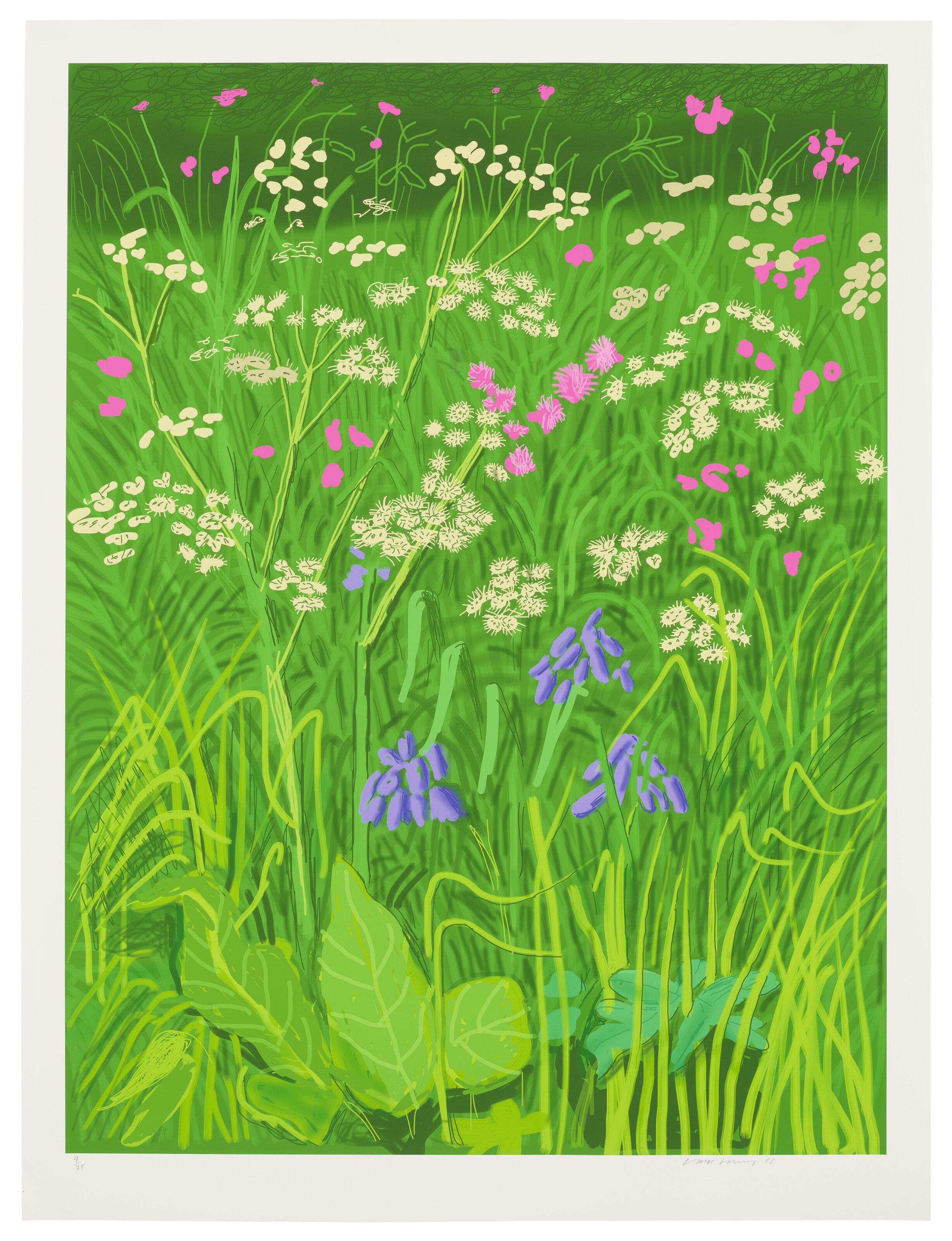 DAVID HOCKNEY (B. 1937), The Arrival of Spring in Woldgate, East ...