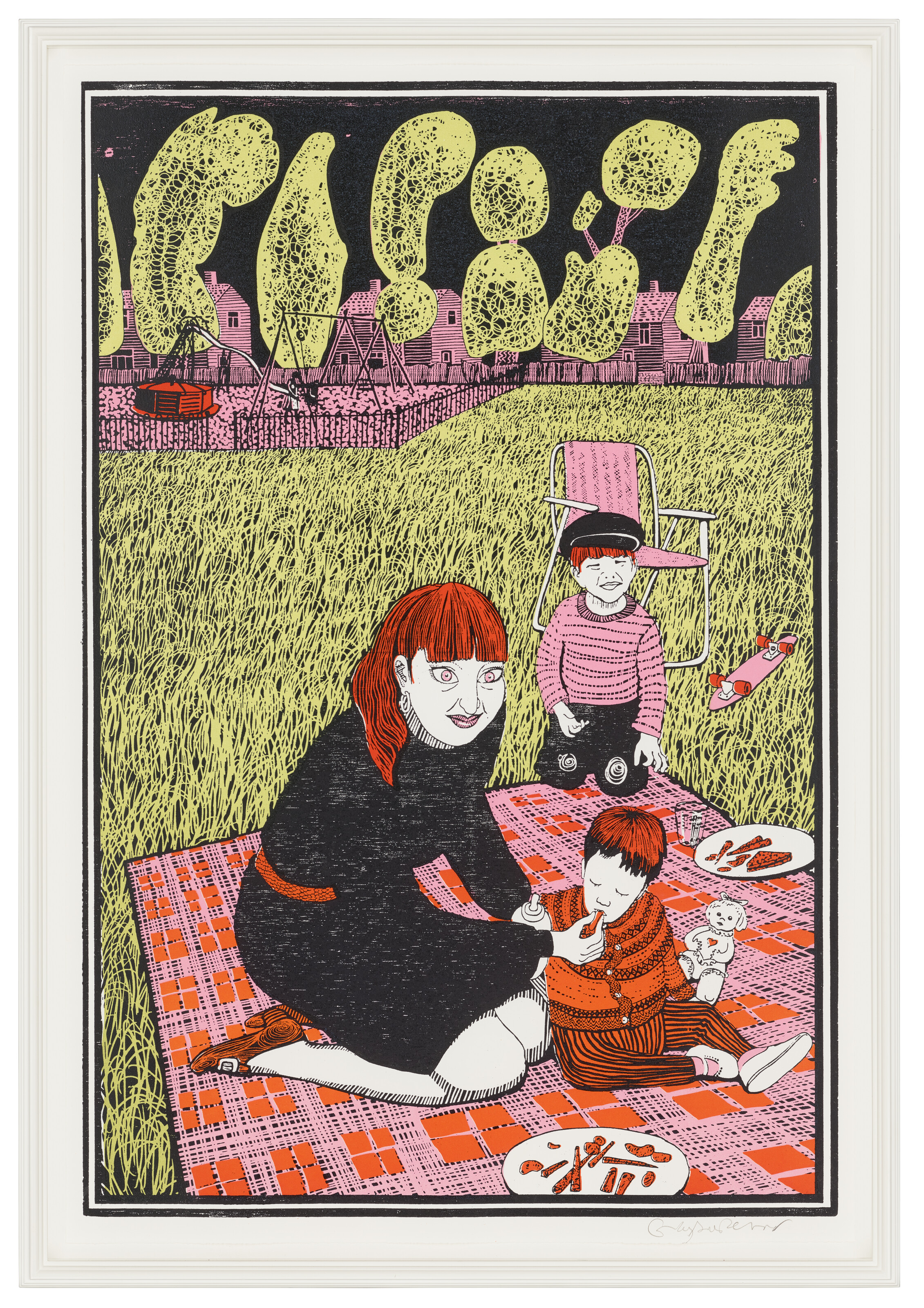 Grayson Perry, Plate 3, from: Six Snapshots of Julie (colour), 2015, offered in Contemporary Edition until 1 October 2024 at Christie's Online