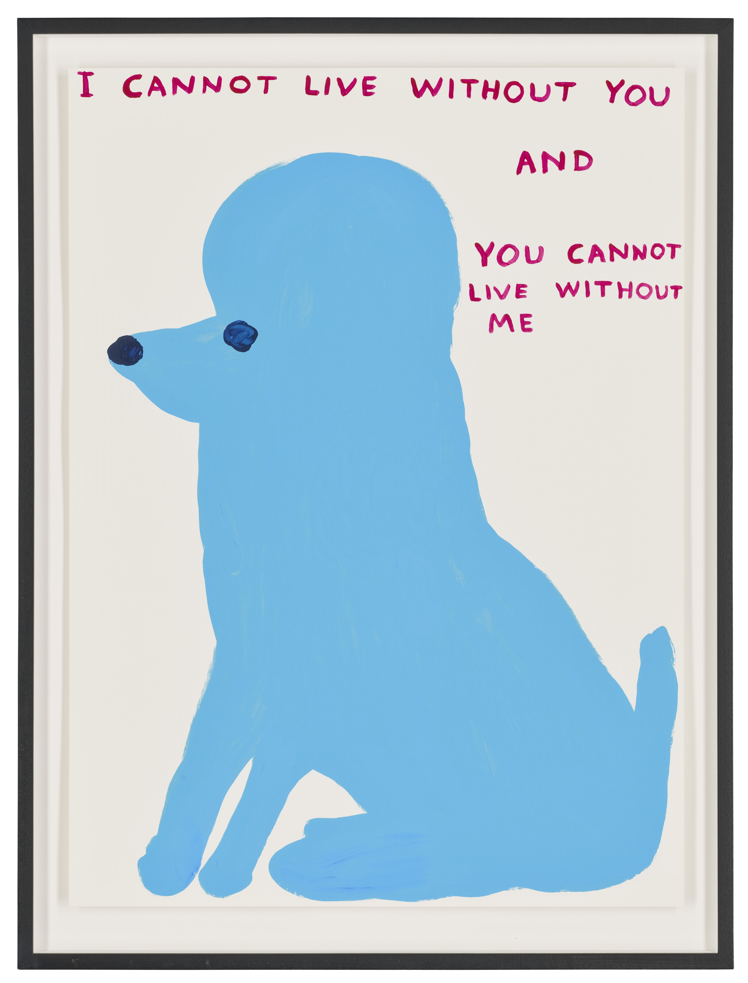 DAVID SHRIGLEY (B. 1968), I Cannot Live Without You | Christie's