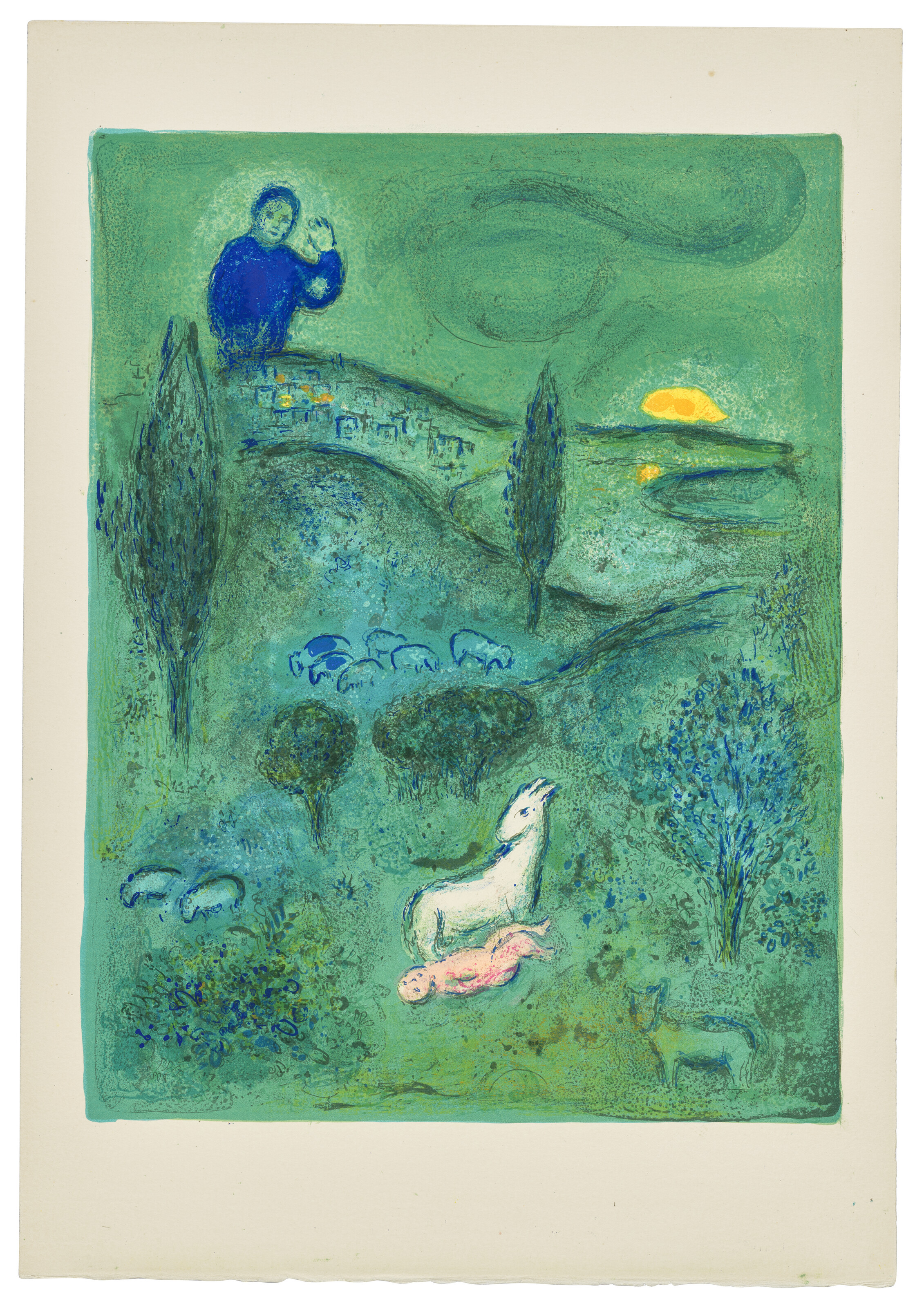 Catalog image of Découverte de Daphnis par Lamon, from: Daphnis et Chloé