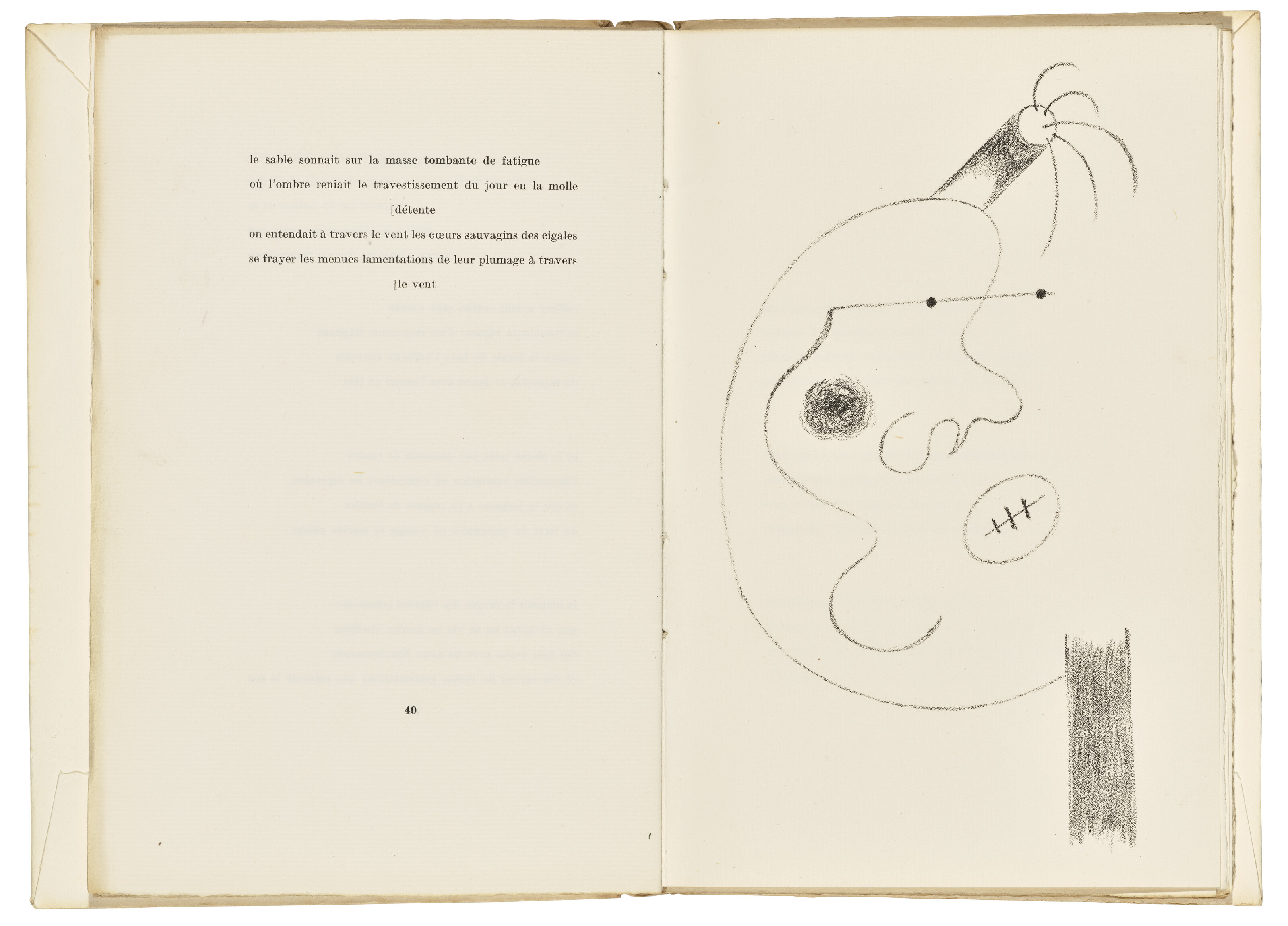 JOAN MIRÓ (1893-1983), Tristan Tzara, L'Arbre des Voyageurs