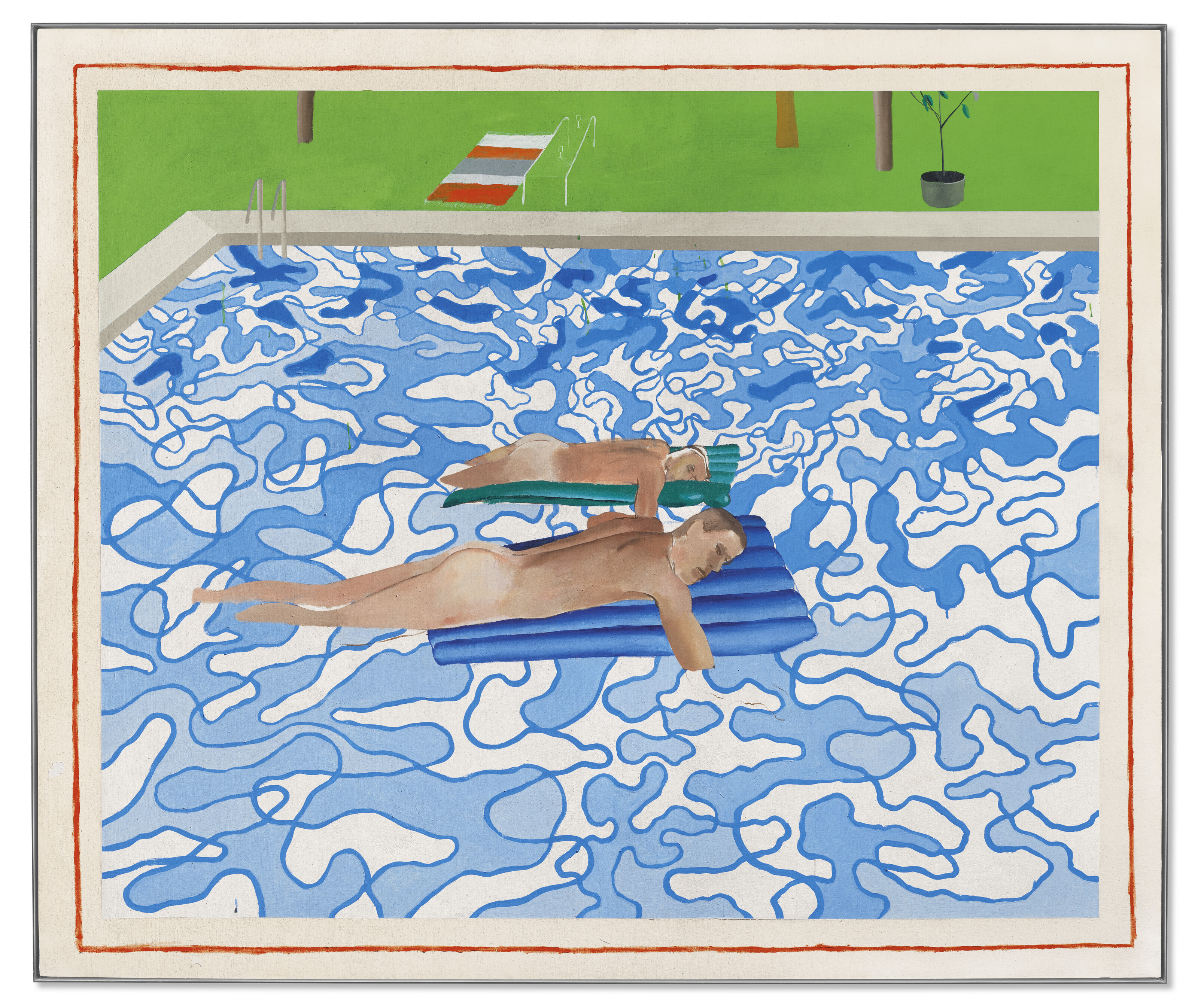 David Hockney, California, 1965, offered in the 20th/21st Century: London Evening Sale on 7 March 2024 at Christie's in London
