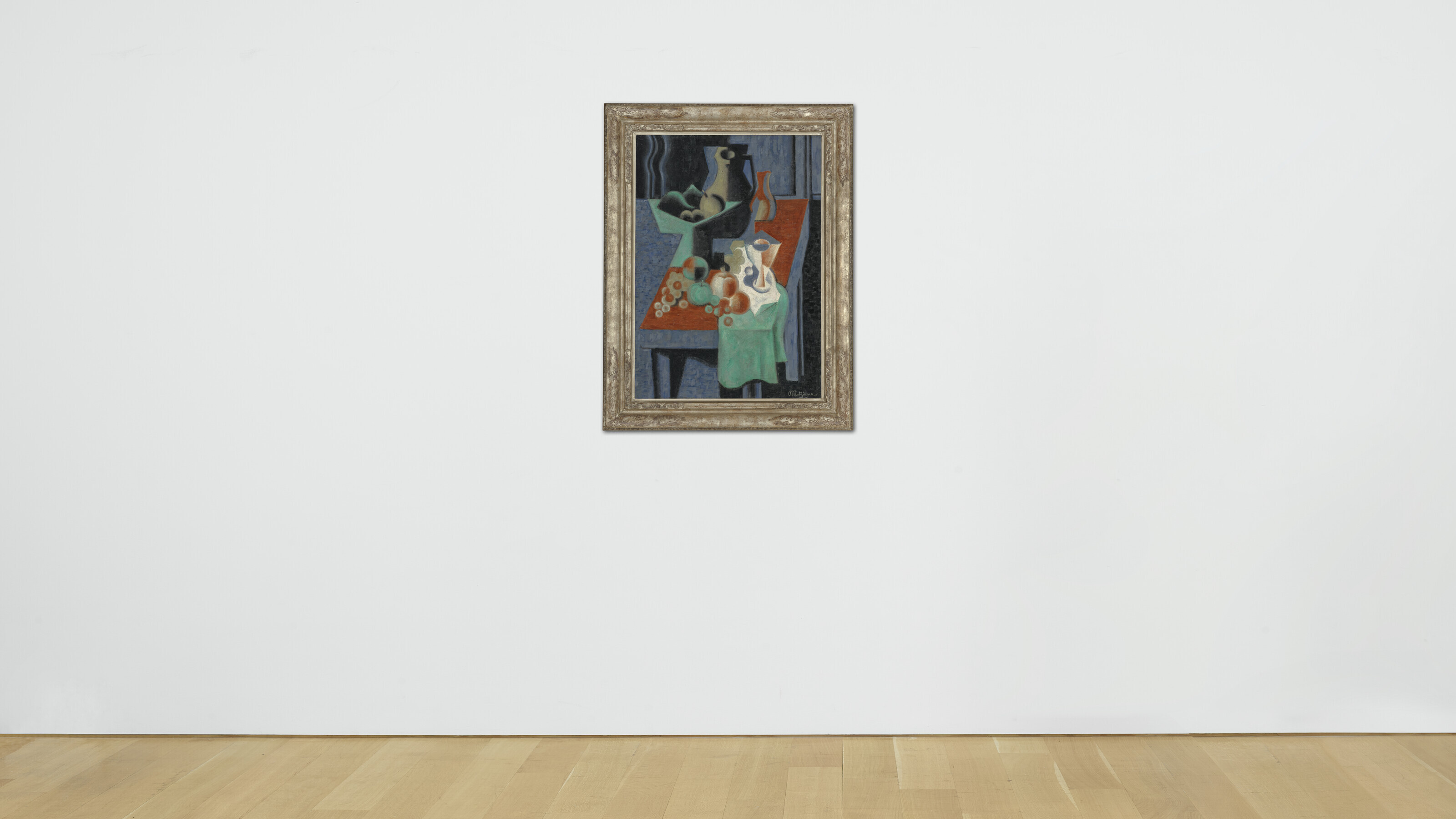 JEAN METZINGER (1883-1956), Nature morte: pommes, coupe à fruits