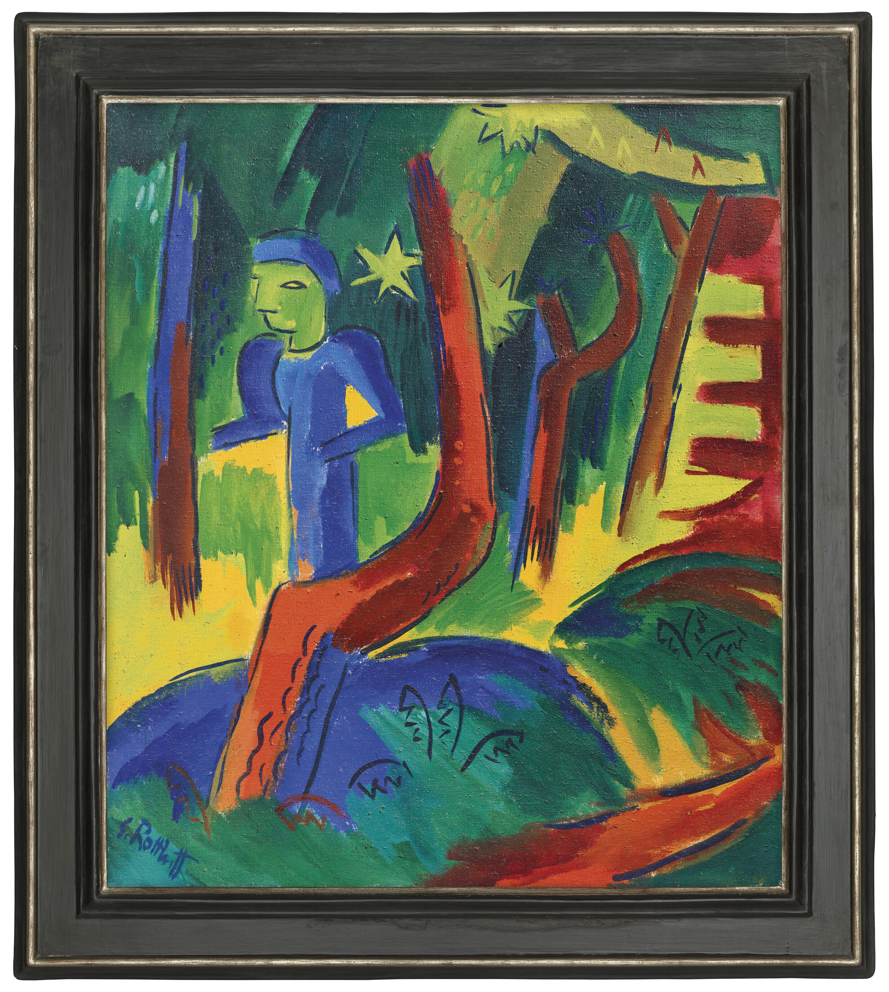 KARL SCHMIDT - ROTTLUFF、FRAU MIT ERNTEHU MoMA | The Collection | Karl Schmidt-Rottluff. Woman's Head