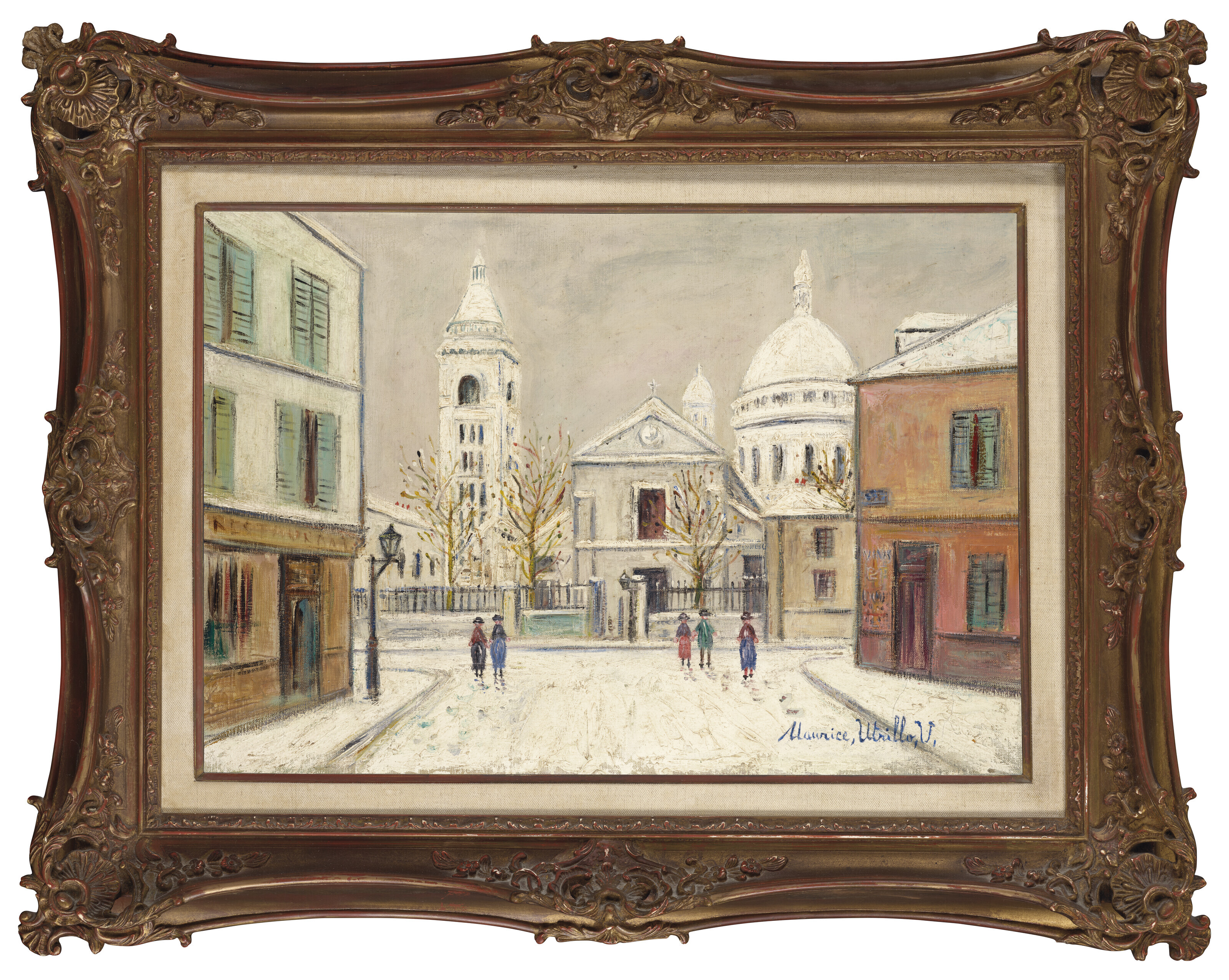 MAURICE UTRILLO (1883-1955), La Place du Tertre, sous la neige