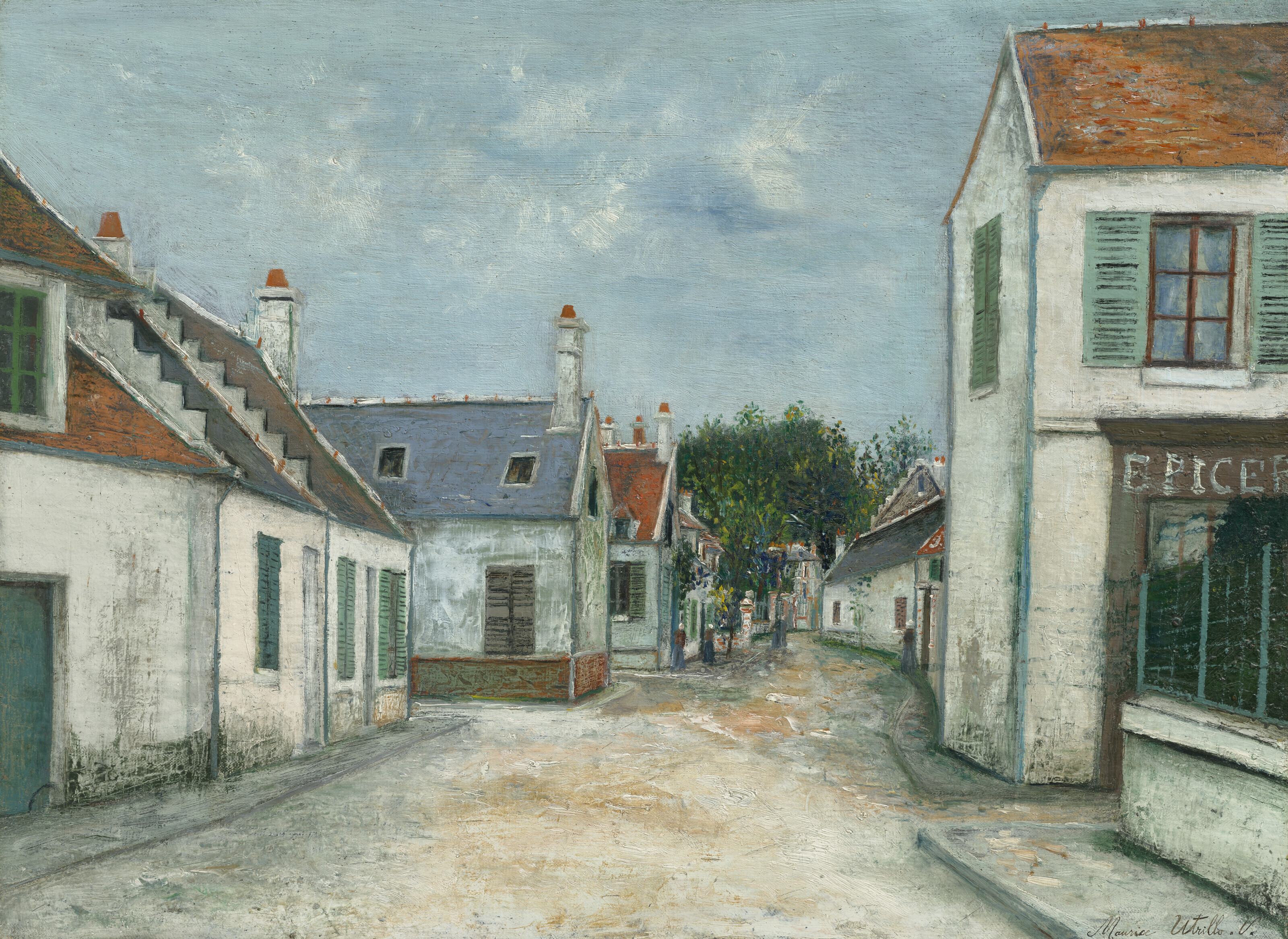 MAURICE UTRILLO (1883-1955), Rue à Compiègne (Oise) | Christie's