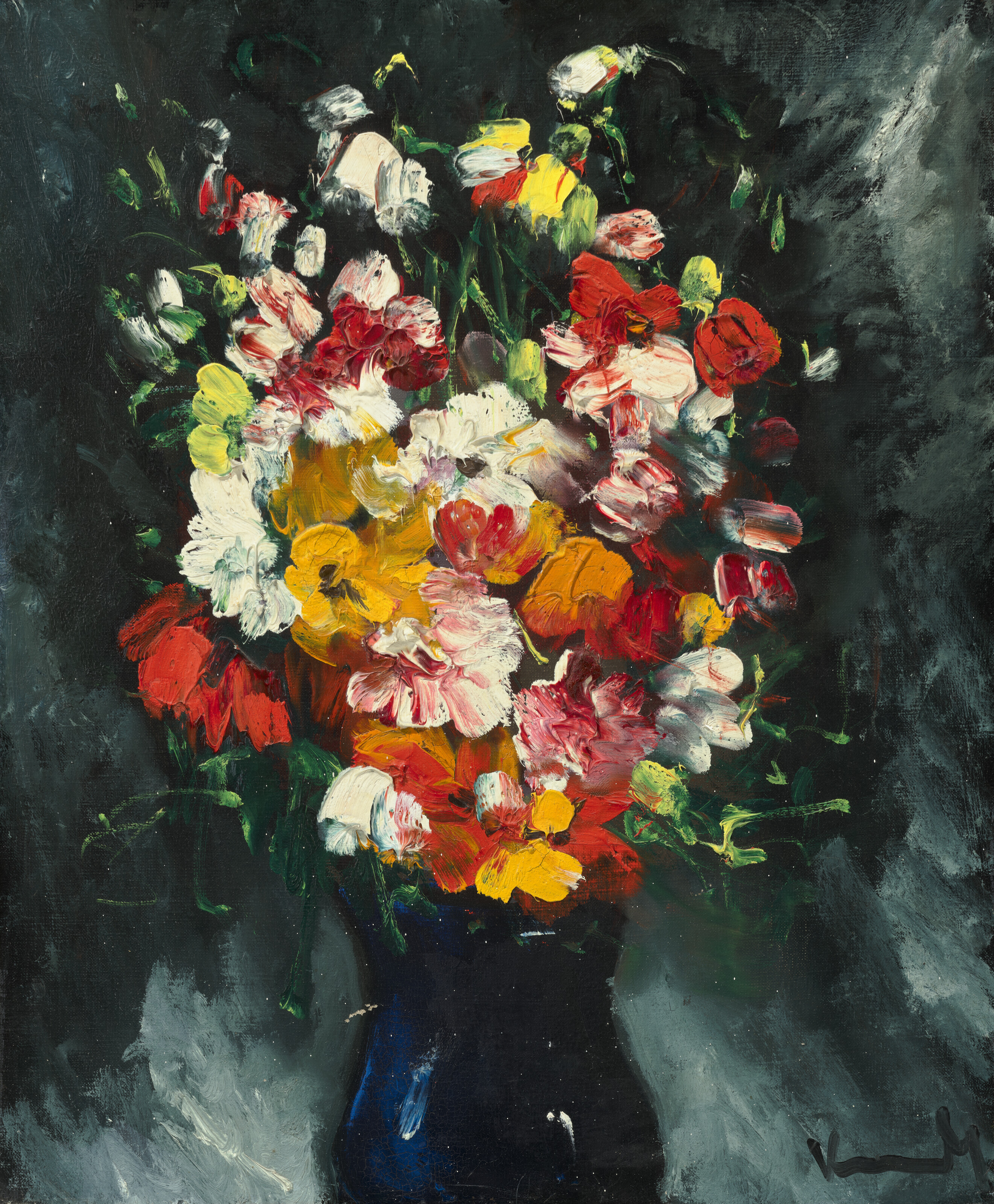 Bouquet of Flowers in a Vase - Maurice de Vlaminck - WikiArt.org
