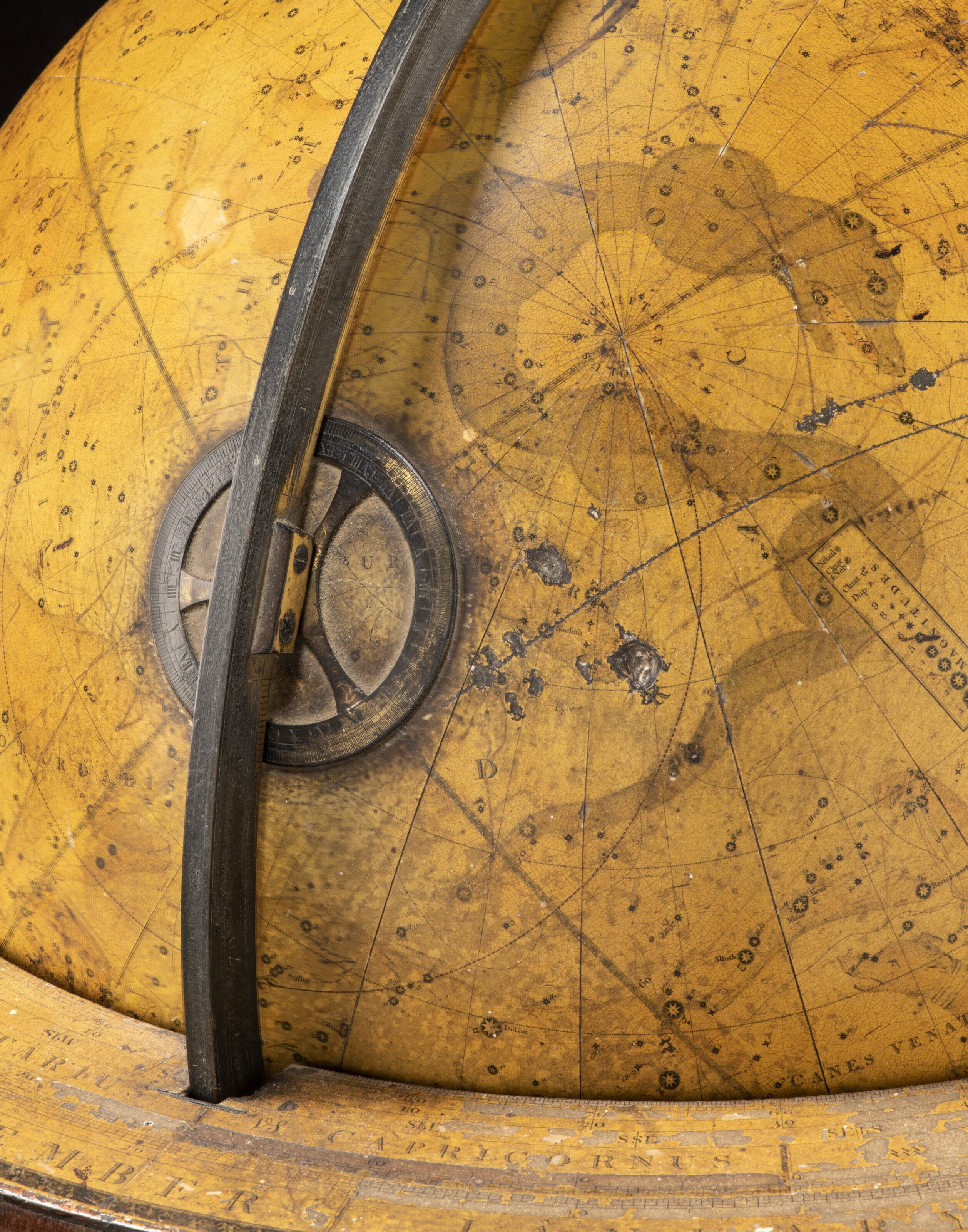 A PAIR OF REGENCY 18-INCH LIBRARY GLOBES, JOHN AND WILLIAM CARY