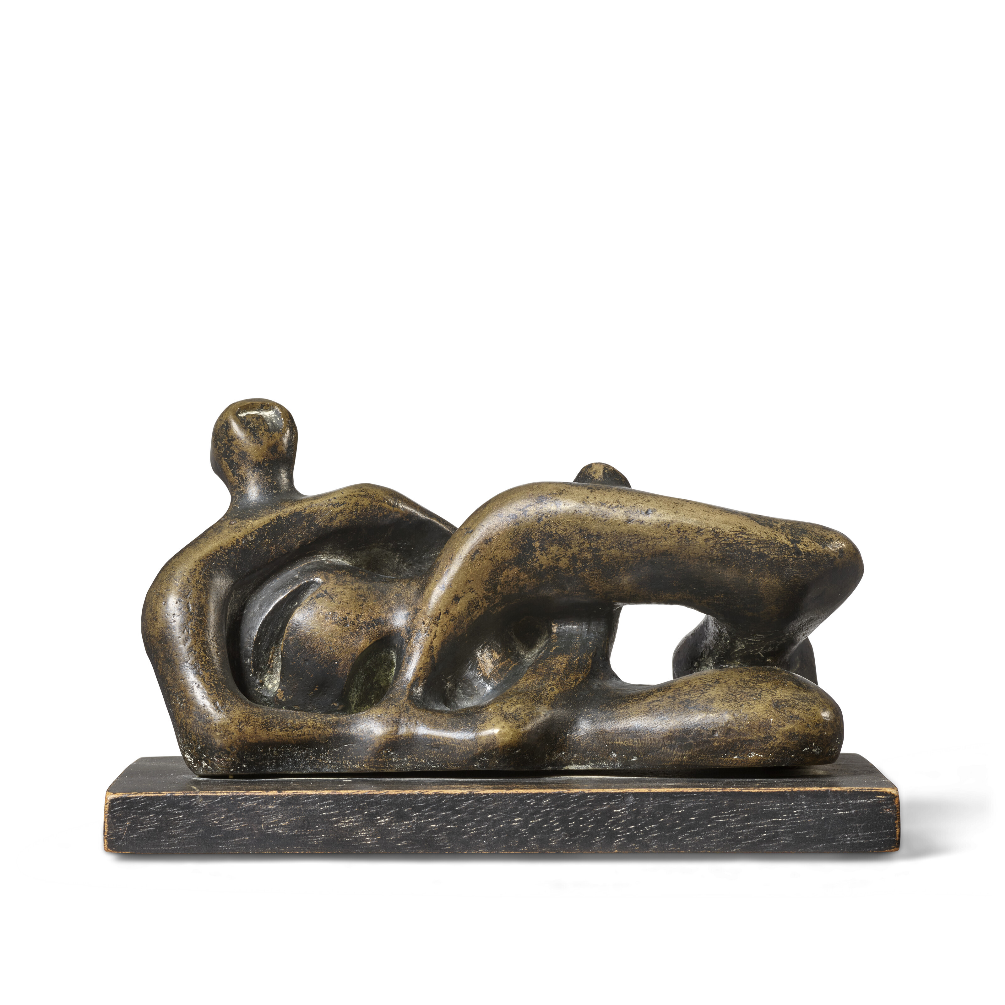 Henry Moore, Reclining Figure, Conceived and cast in bronze in 1945, offered in the Modern British and Irish Art Day Sale on 21 March 2024 at Christie's in London