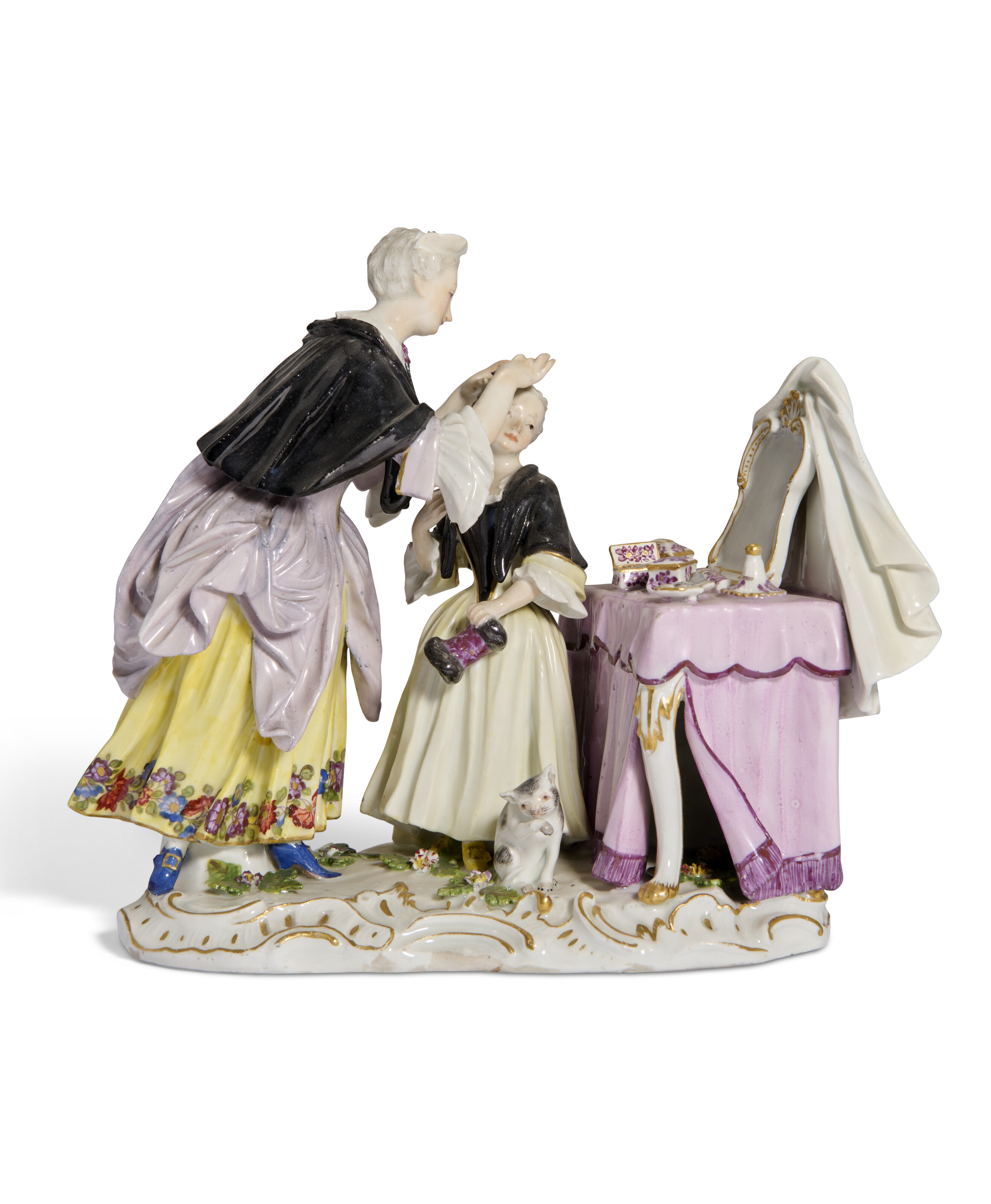 A MEISSEN PORCELAIN FIGURE OF THE COURT JESTER JOSEPH 'HOFNARR