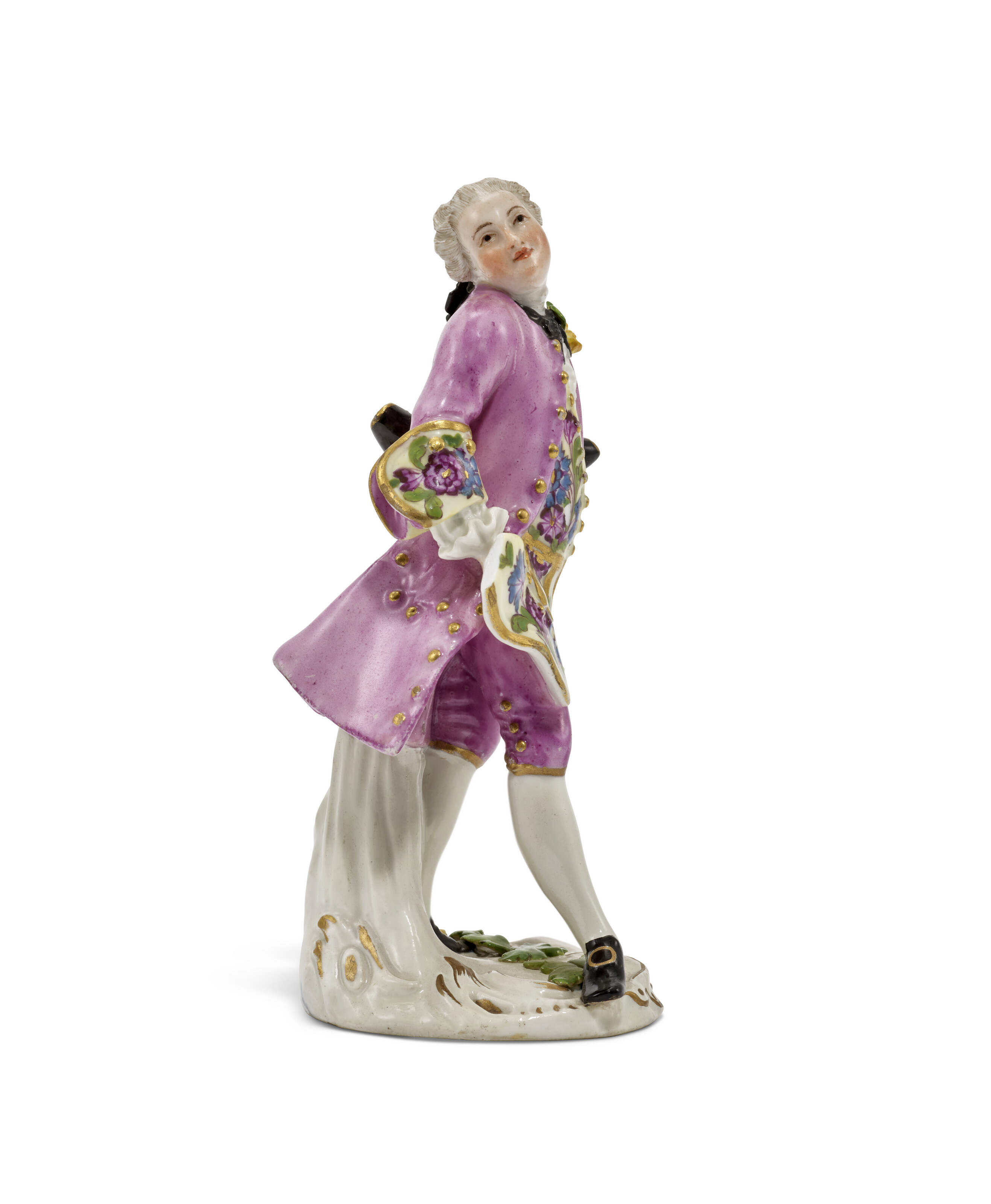 A MEISSEN PORCELAIN FIGURE OF THE PETIT MAITRE FROM THE 'CRIS DE