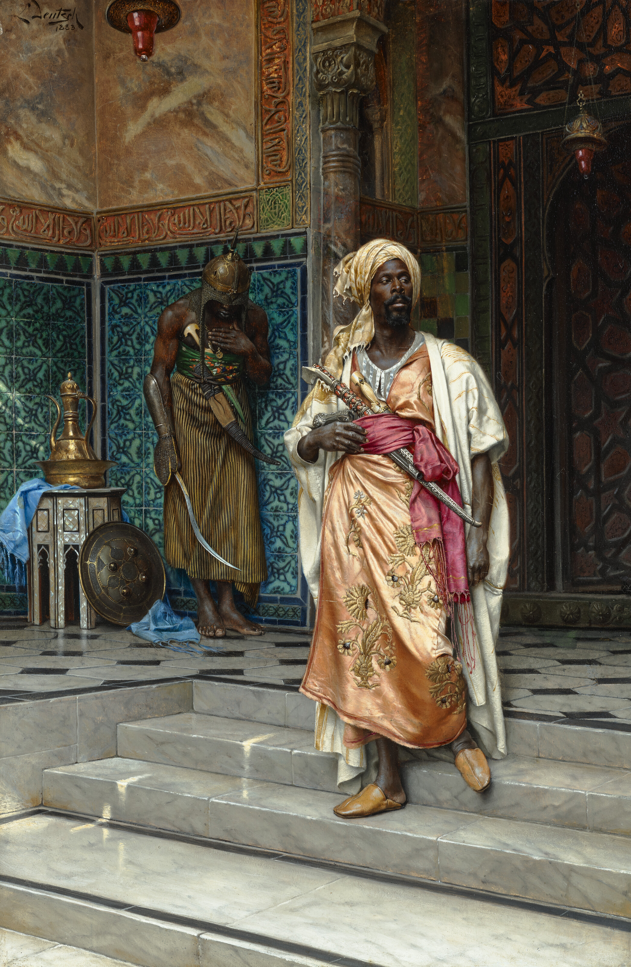 Ludwig Deutsch (1855-1935), The Answer, 1883, sold for £252,000 on 4 June 2024 at Christie's in London