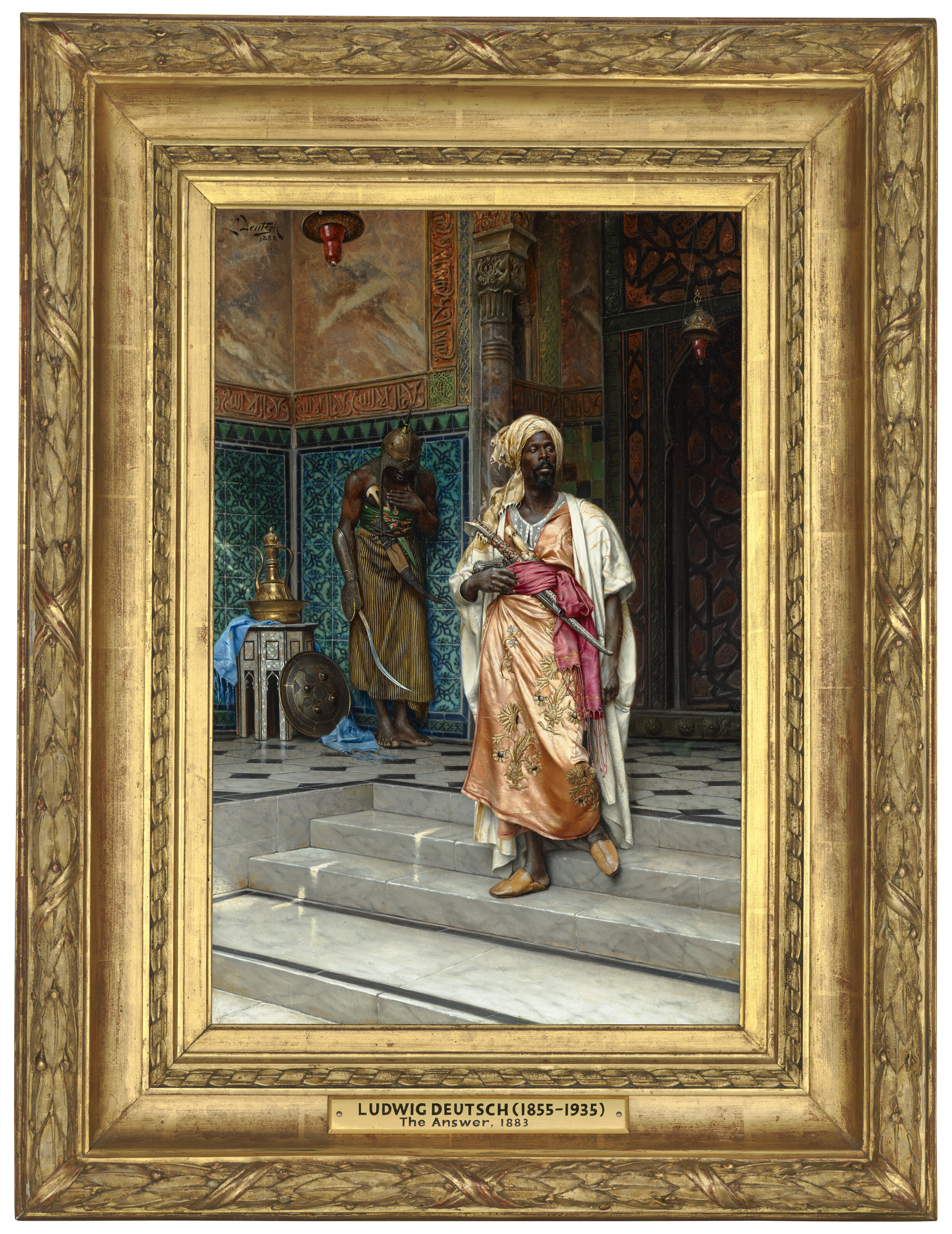 Tableau Toile L'Hommage Ludwig Deutsch – Reproduction Impression Ldt45