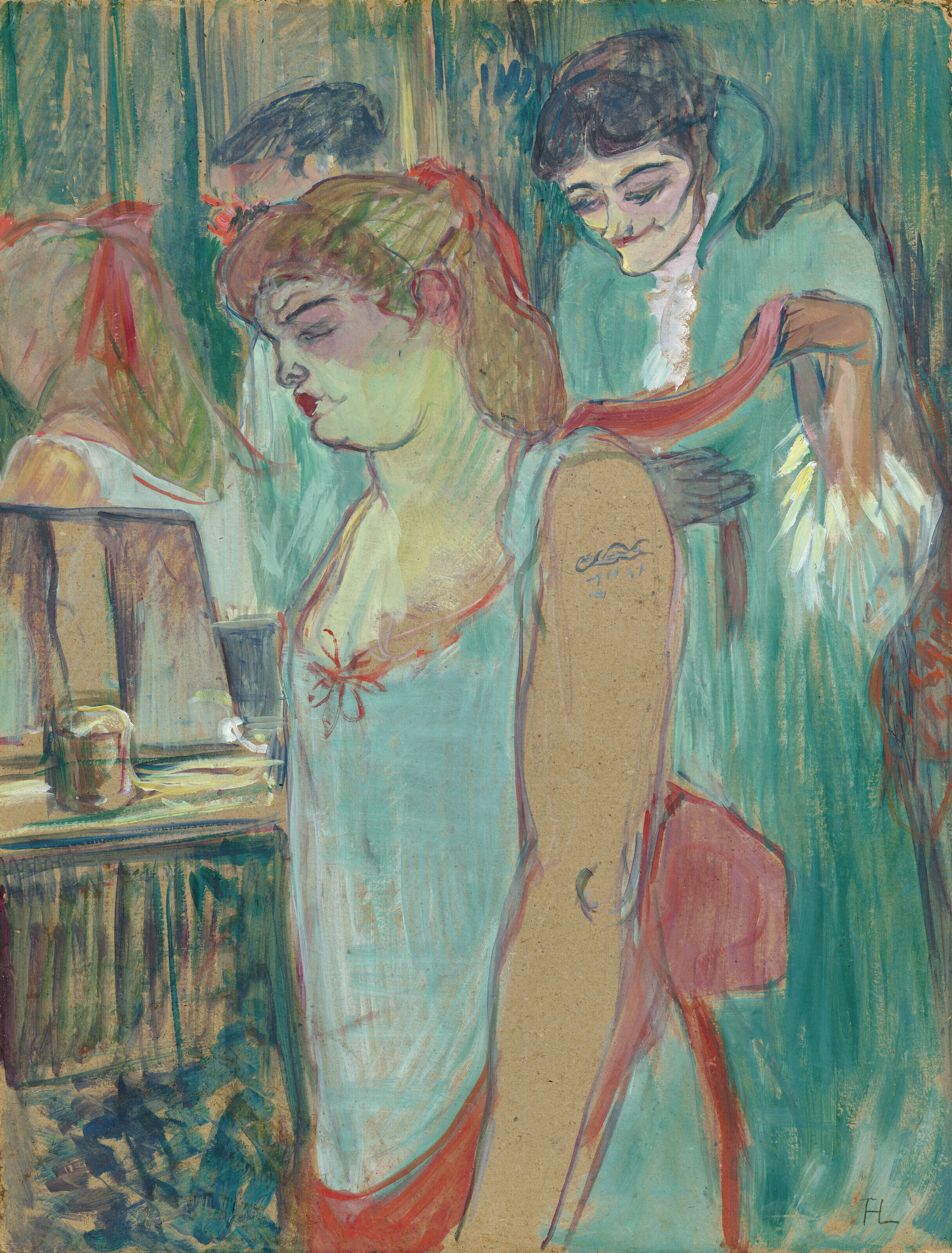 Henri de Toulouse-Lautrec, La femme tatouee, 1894, offered in the 20th/21st Century: Evening Sale on 9 October 2024 at Christie's in London