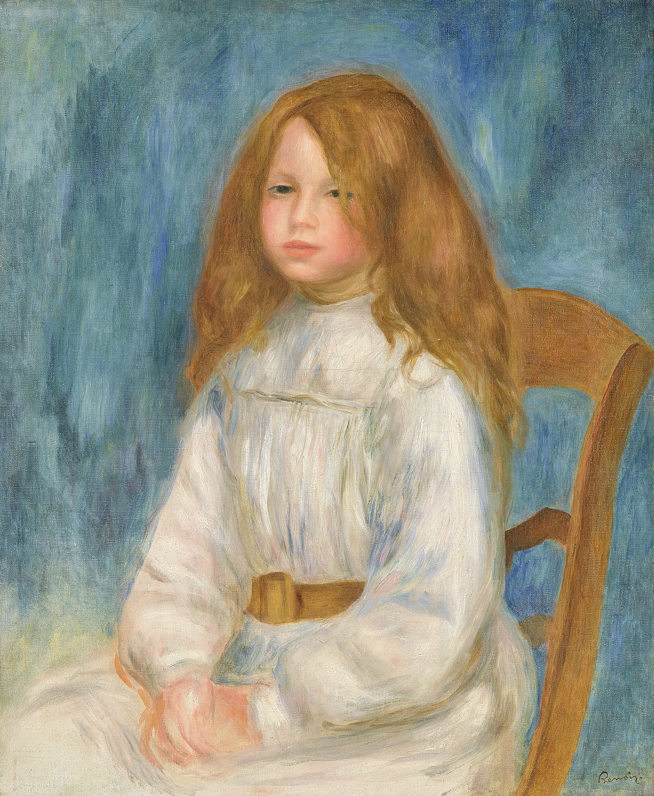 Lithographie De Pierre-Auguste Renoir 'Portrait De Jeune Fille', 1965, Dimensions 28,25 X 19,25. Une œuvre D'art !