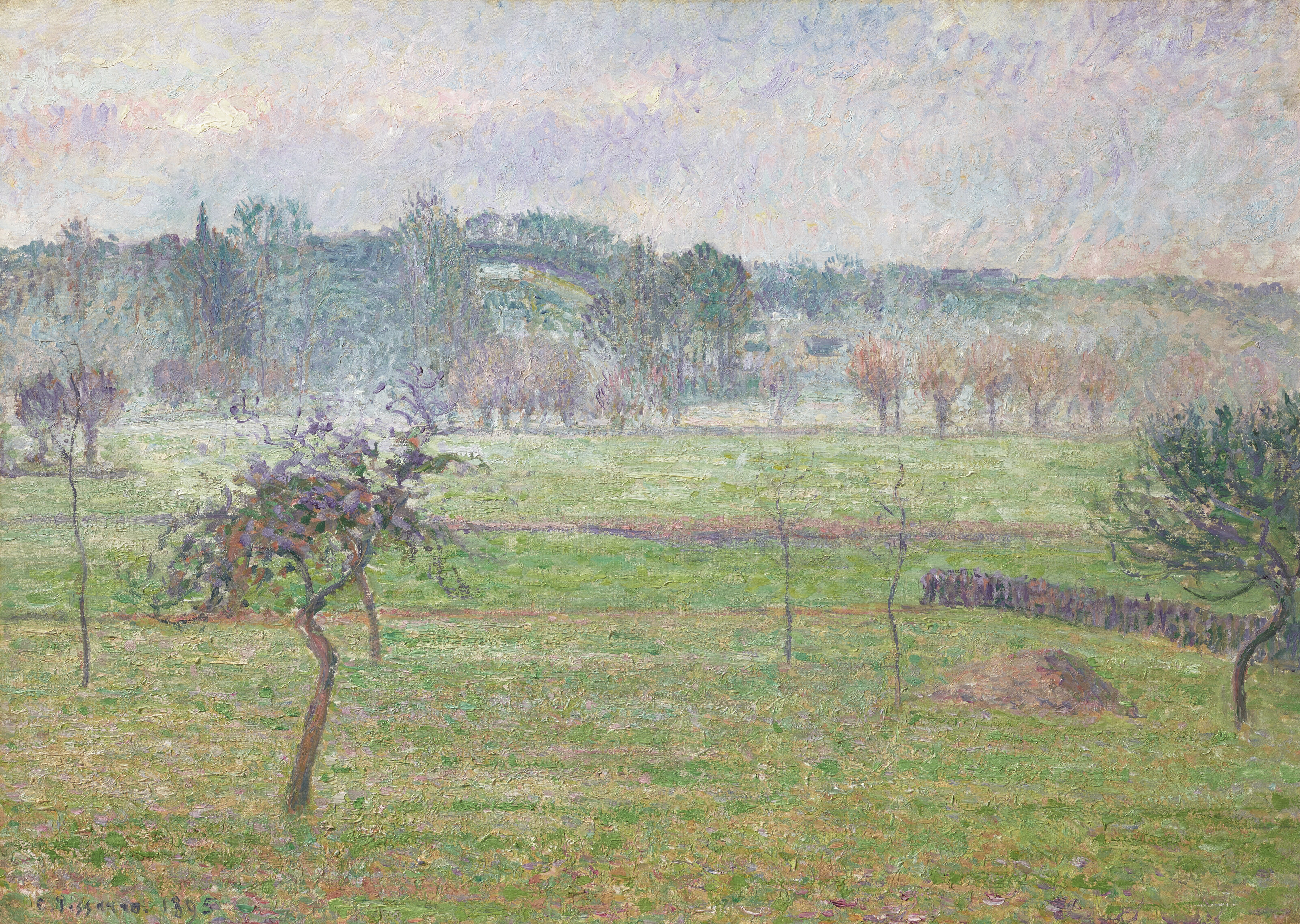 Brouillard à Éragny