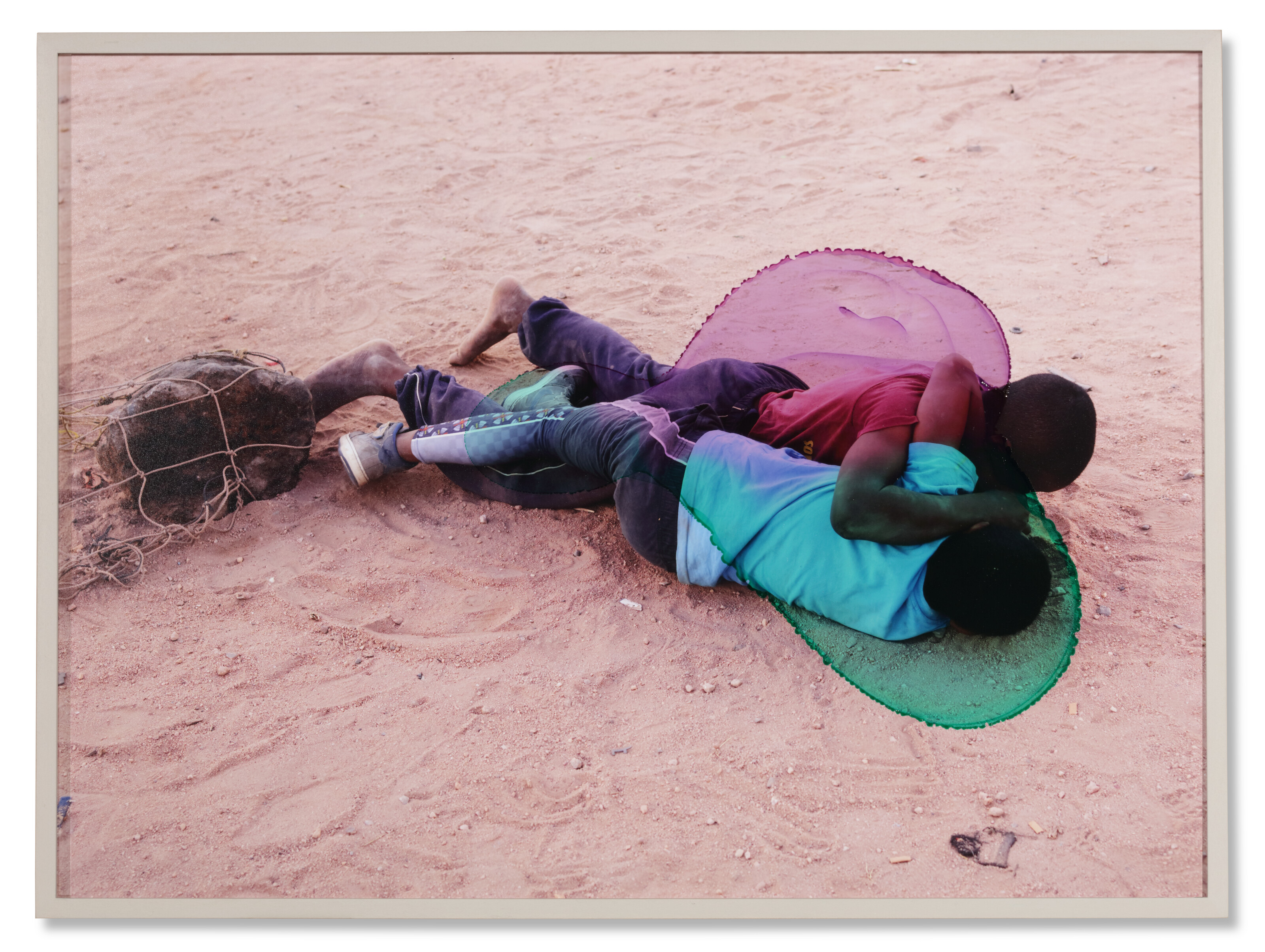 Viviane Sassen, Anchor III, 2018. Copic ink on C-print, offered in Post-War and Contemporary Art Online until 15 October 2024 at Christie's Online