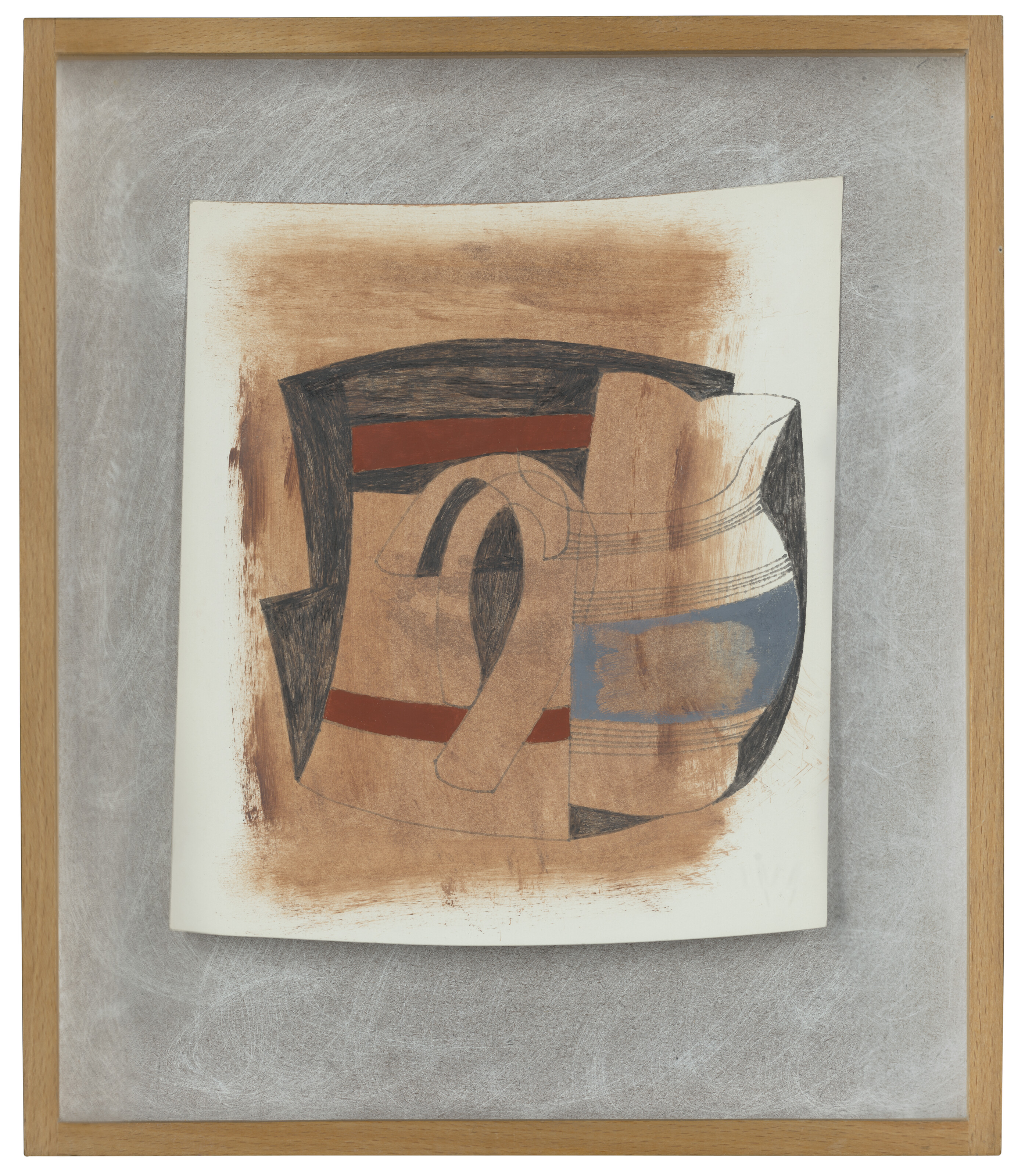 Ben Nicholson, 1978 (still life with blue + stripes), 1978, offered in the Modern British and Irish Art Day Sale on 17 October 2024 at Christie's in London