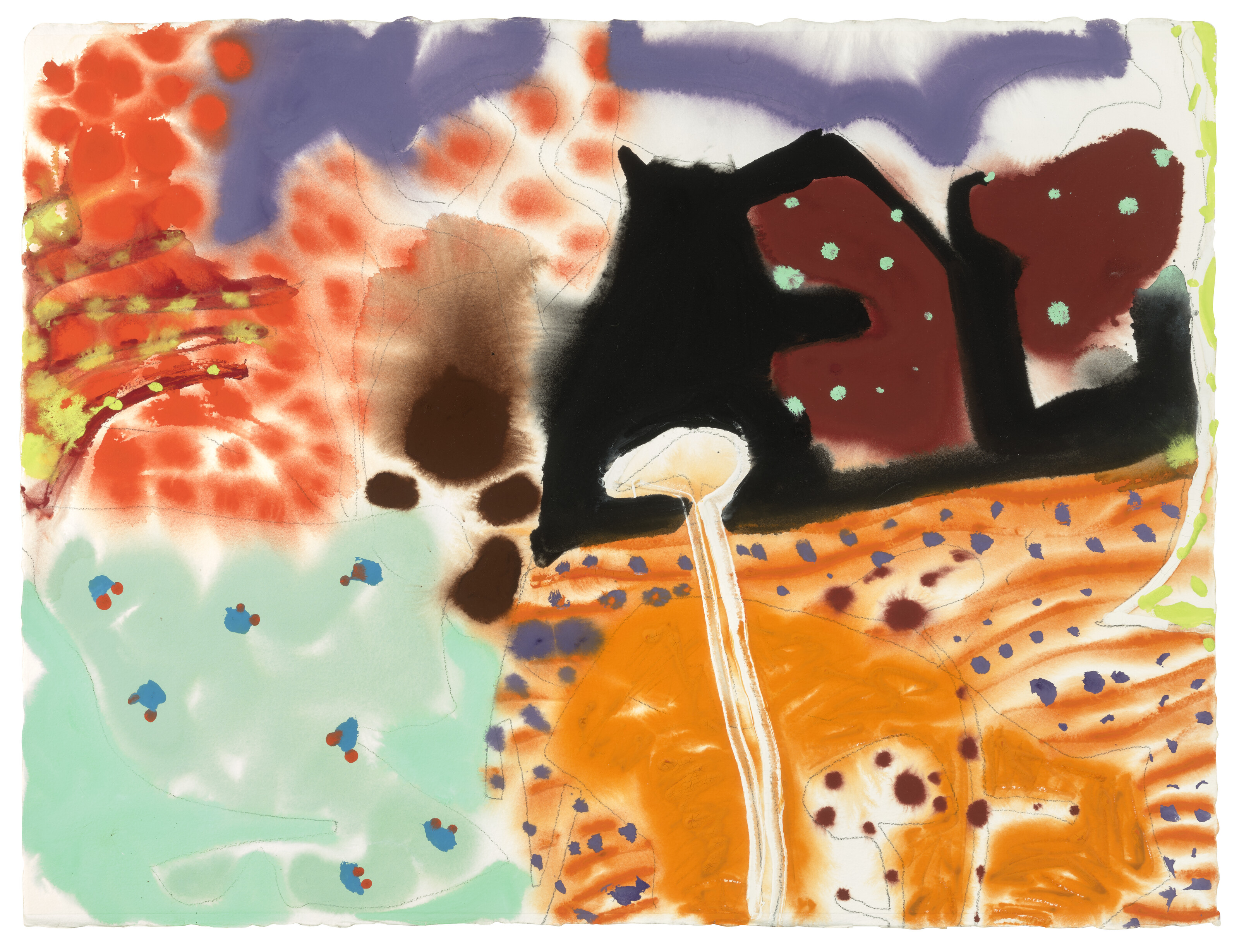 PATRICK HERON (1920-1999), BLUE CAT UNDER TABLE : 1954 | Christie's