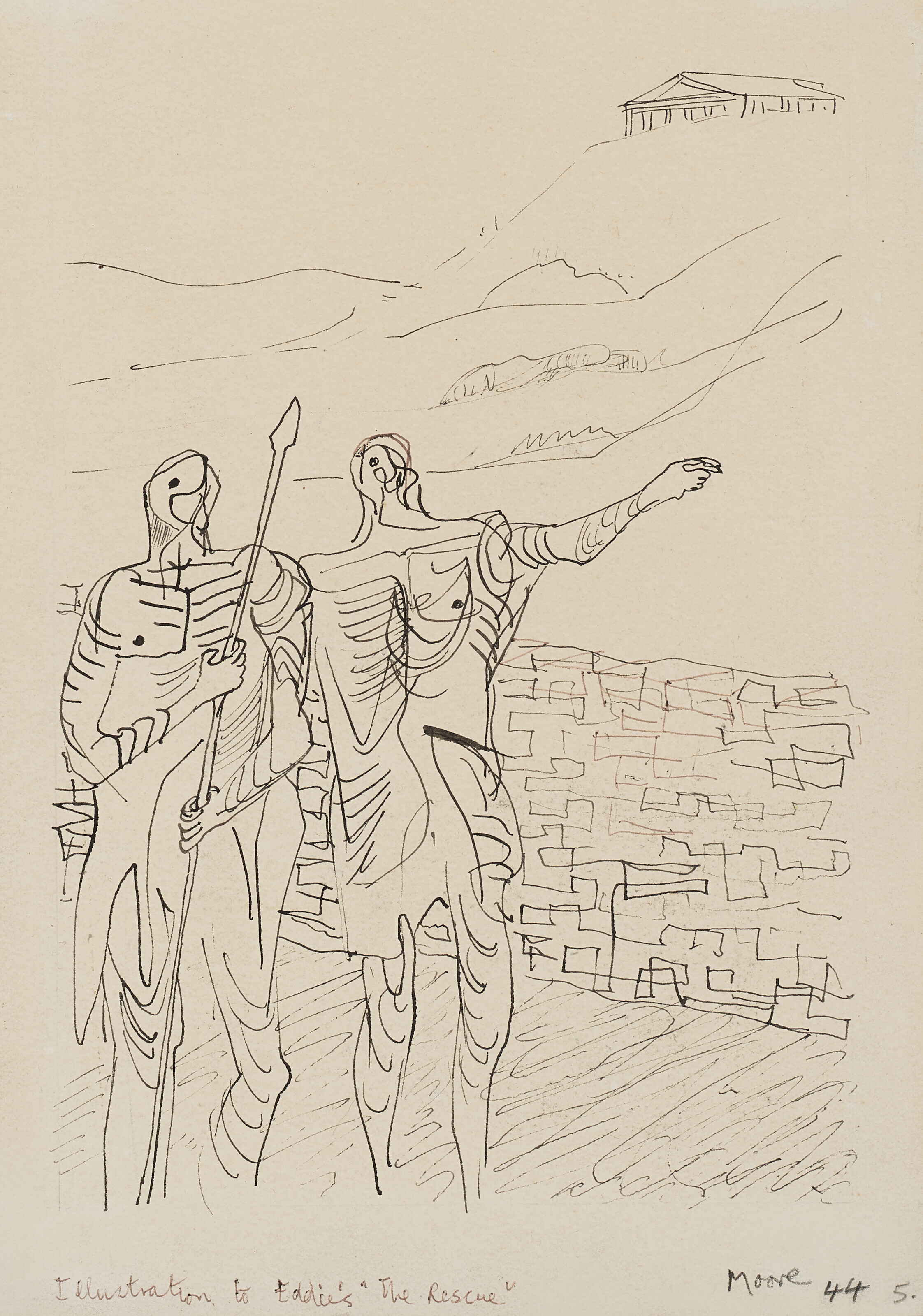 Phemius Points Out the Gods to Telemachus
