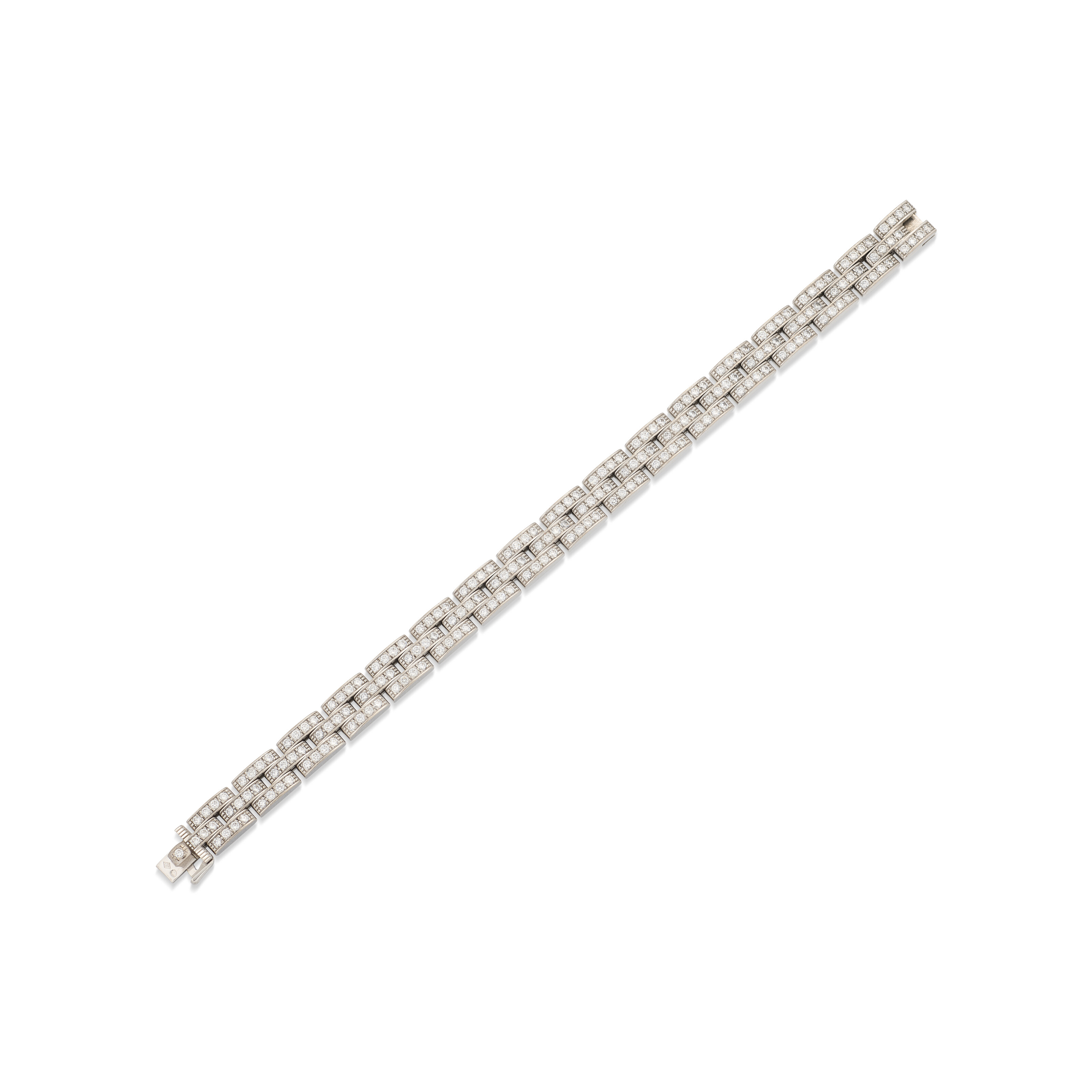Catalog image of CARTIER DIAMOND 'MAILLON PANTHÈRE' BRACELET