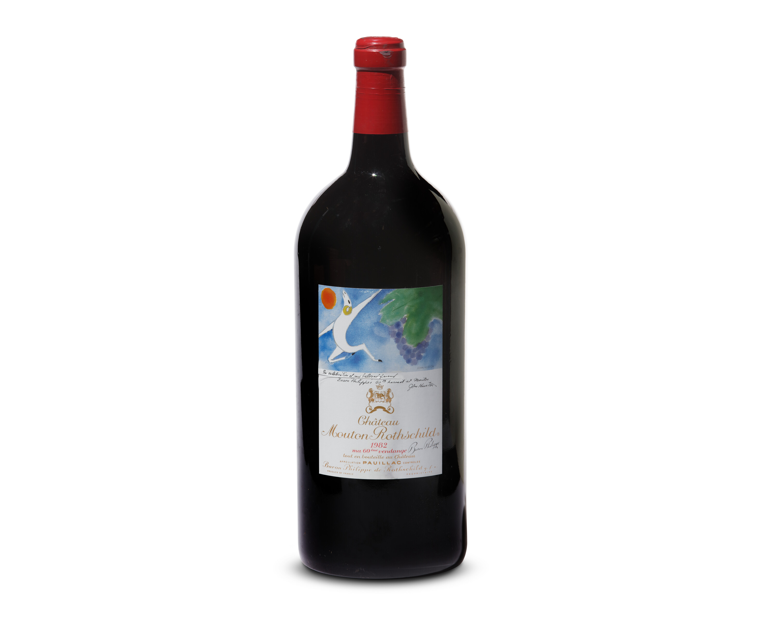 Château Mouton Rothschild 1982, sold for £8,750 on 27 November 2024 at Christie's in London