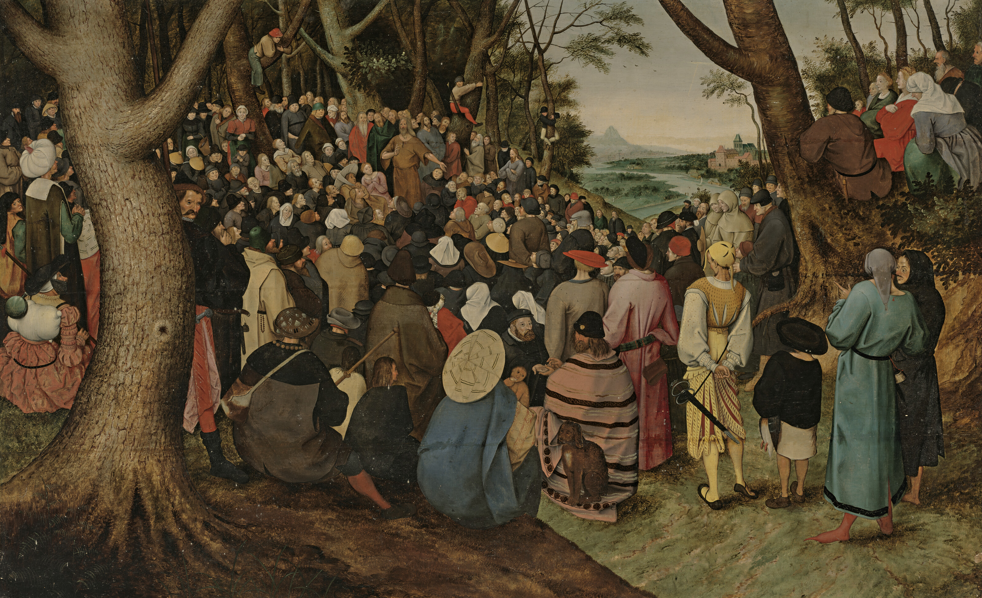 Pieter Brueghel II, The Sermon of St. John the Baptist, offered in Old Masters Part I on 3 December 2024 at Christie's in London