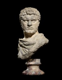 A ROMAN MARBLE PORTRAIT BUST OF THE EMPEROR CARACALLA, SEVERAN PERIOD ...