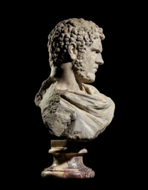 A ROMAN MARBLE PORTRAIT BUST OF THE EMPEROR CARACALLA, SEVERAN PERIOD ...