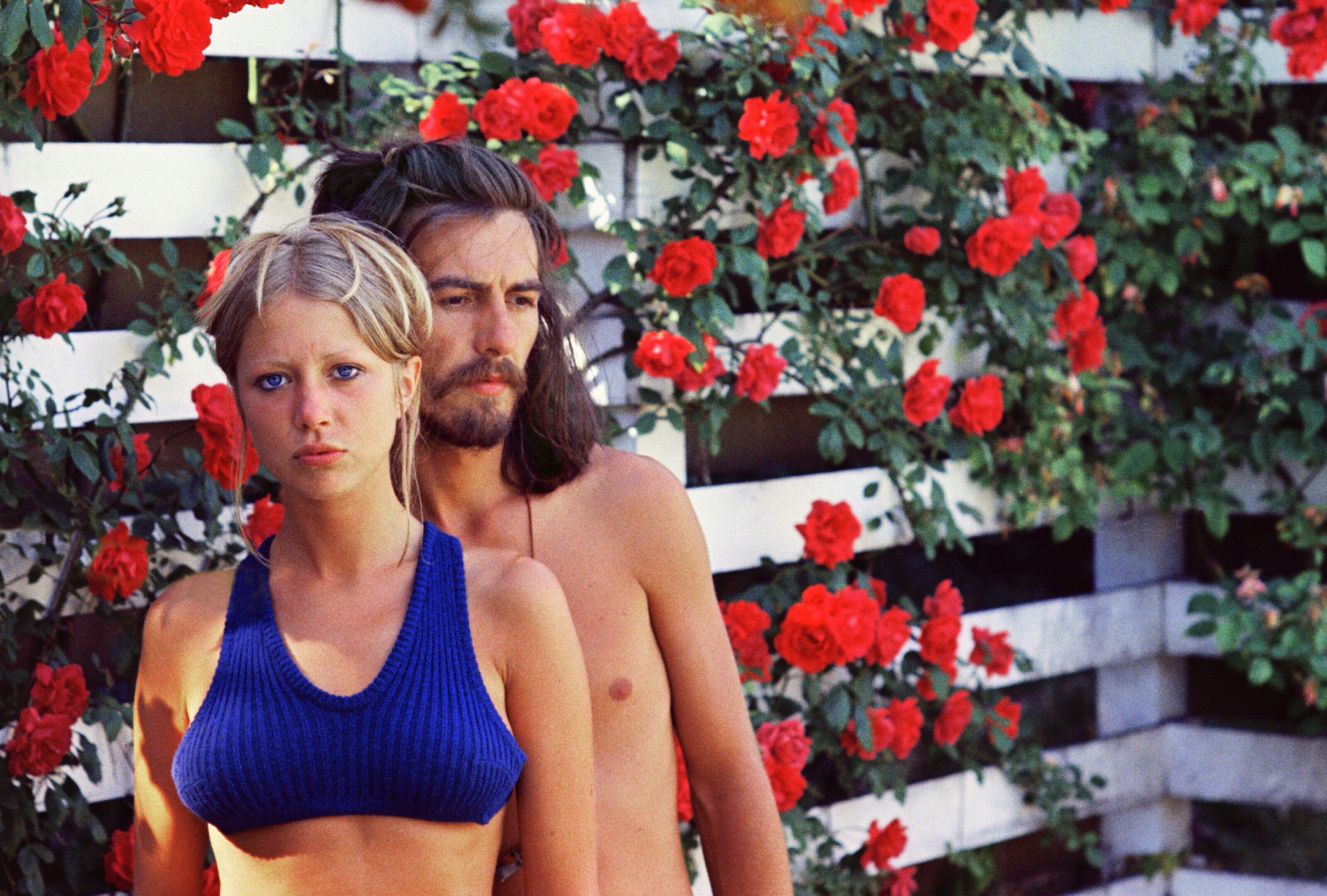 Pattie Boyd, The Rose Garden (George Harrison and Pattie Boyd), 1968, offered in The Pattie Boyd Collection, 8-22 March 2024 at Christie's Online