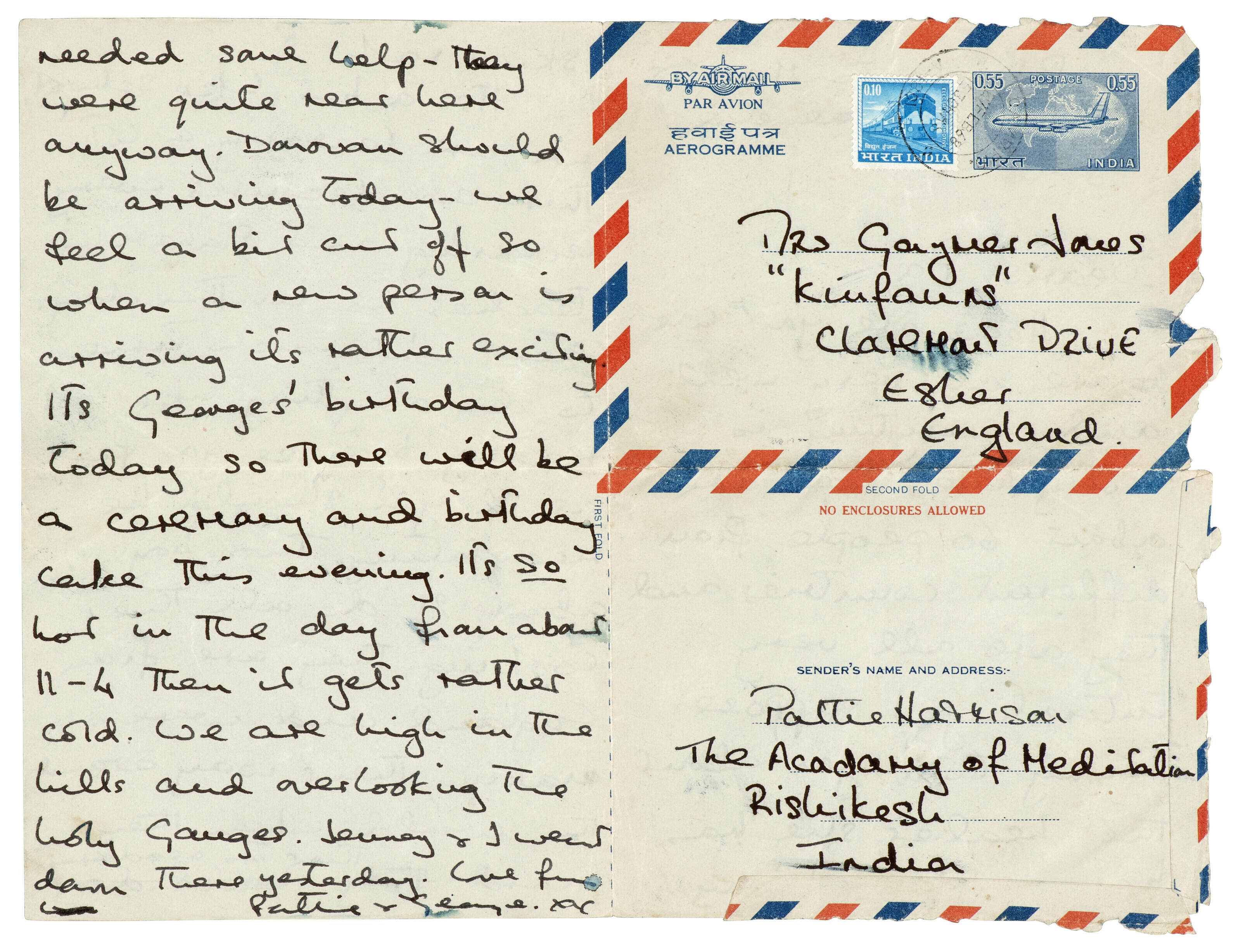 The Beatles in India, A collection of letters from Rishikesh, 1968 ...