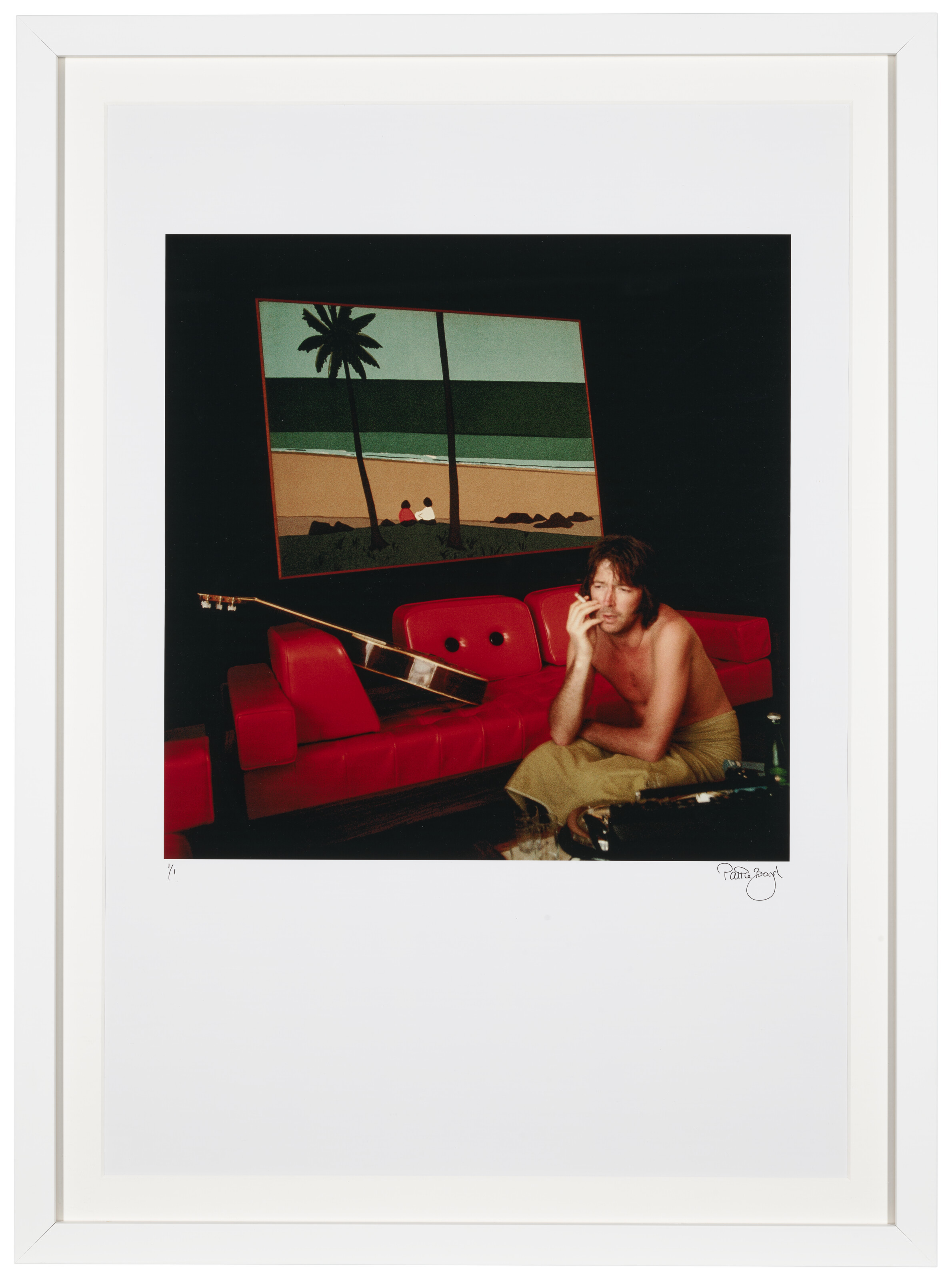 Eric Clapton, Another Hotel Room, 1974, Pattie Boyd (b. 1944