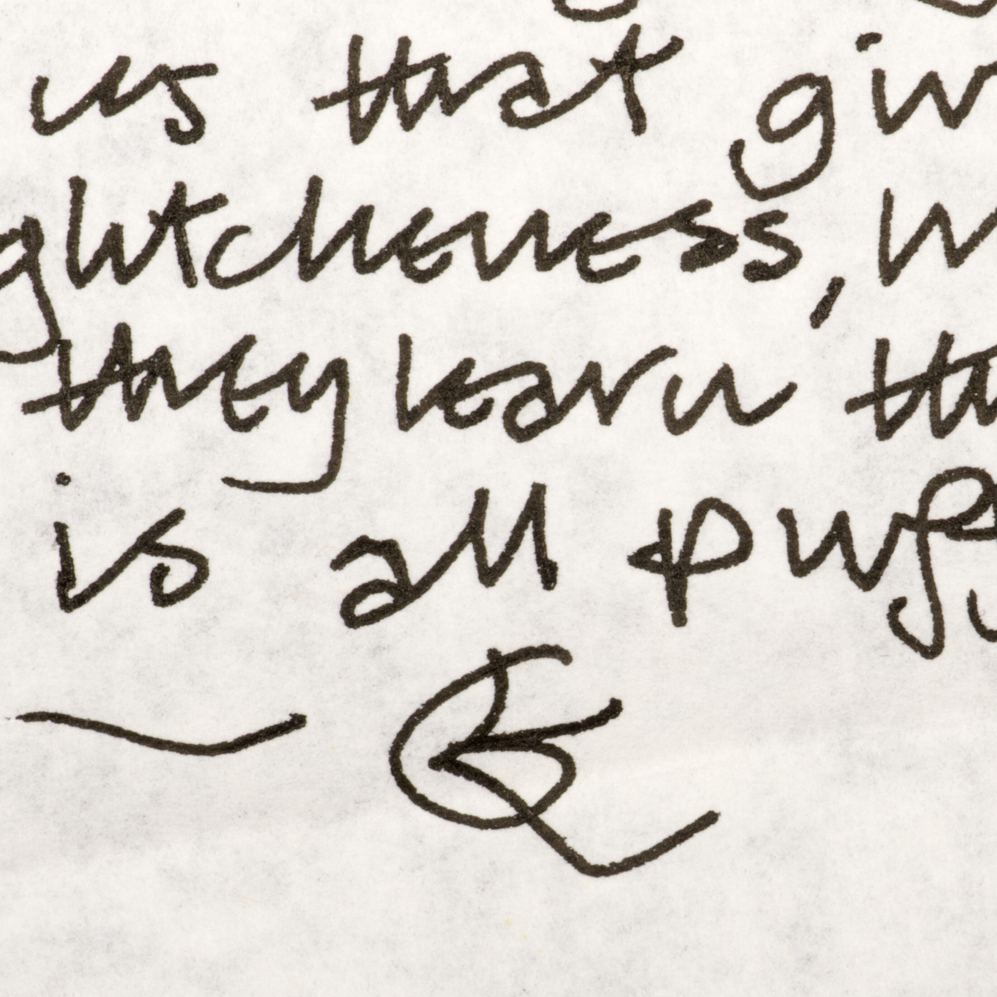 Eric Clapton, A handwritten sentiment, circa 1979 | Christie's