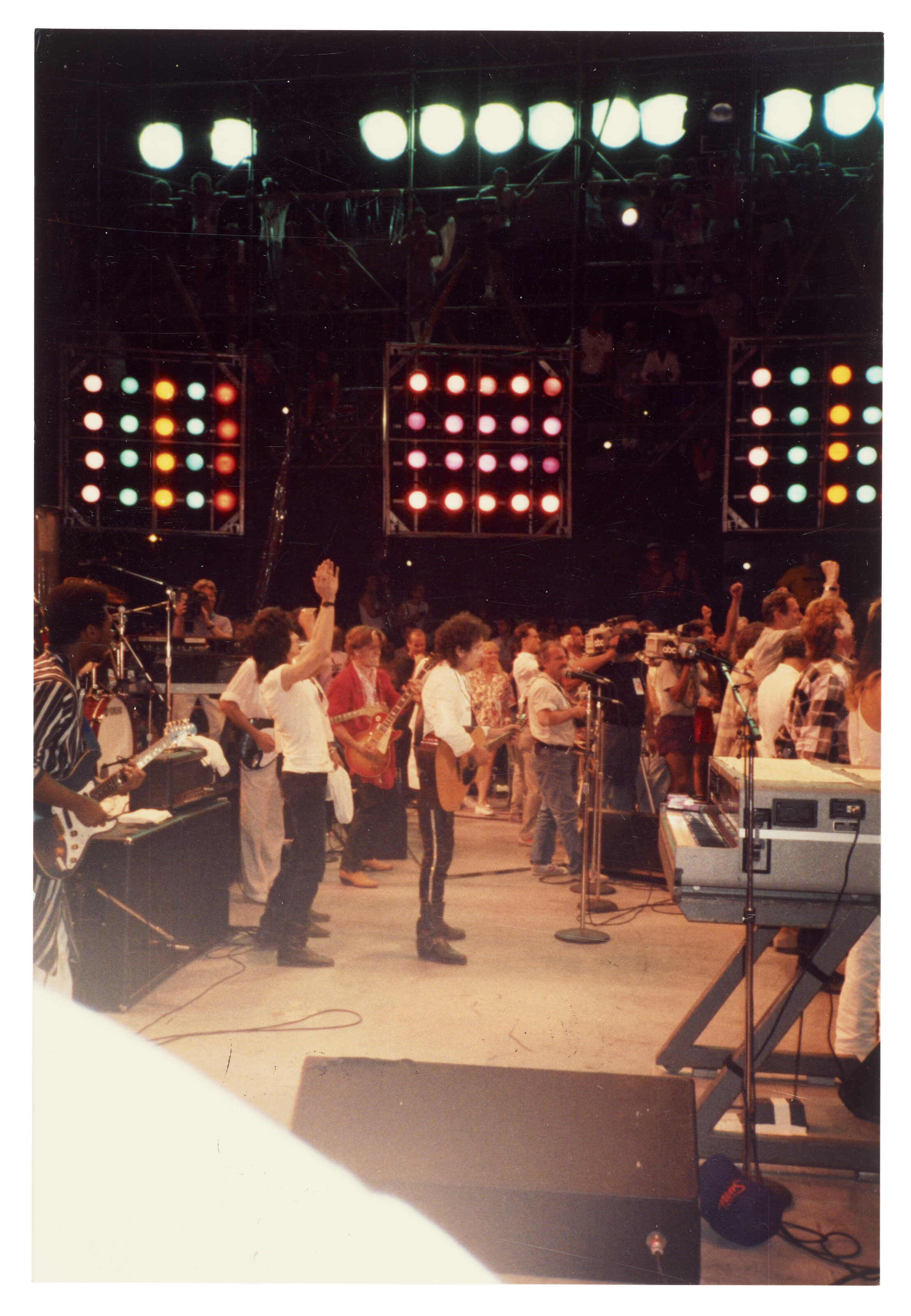 Eric Clapton at Live Aid, Two custom guitar picks, 1985 | Christie's