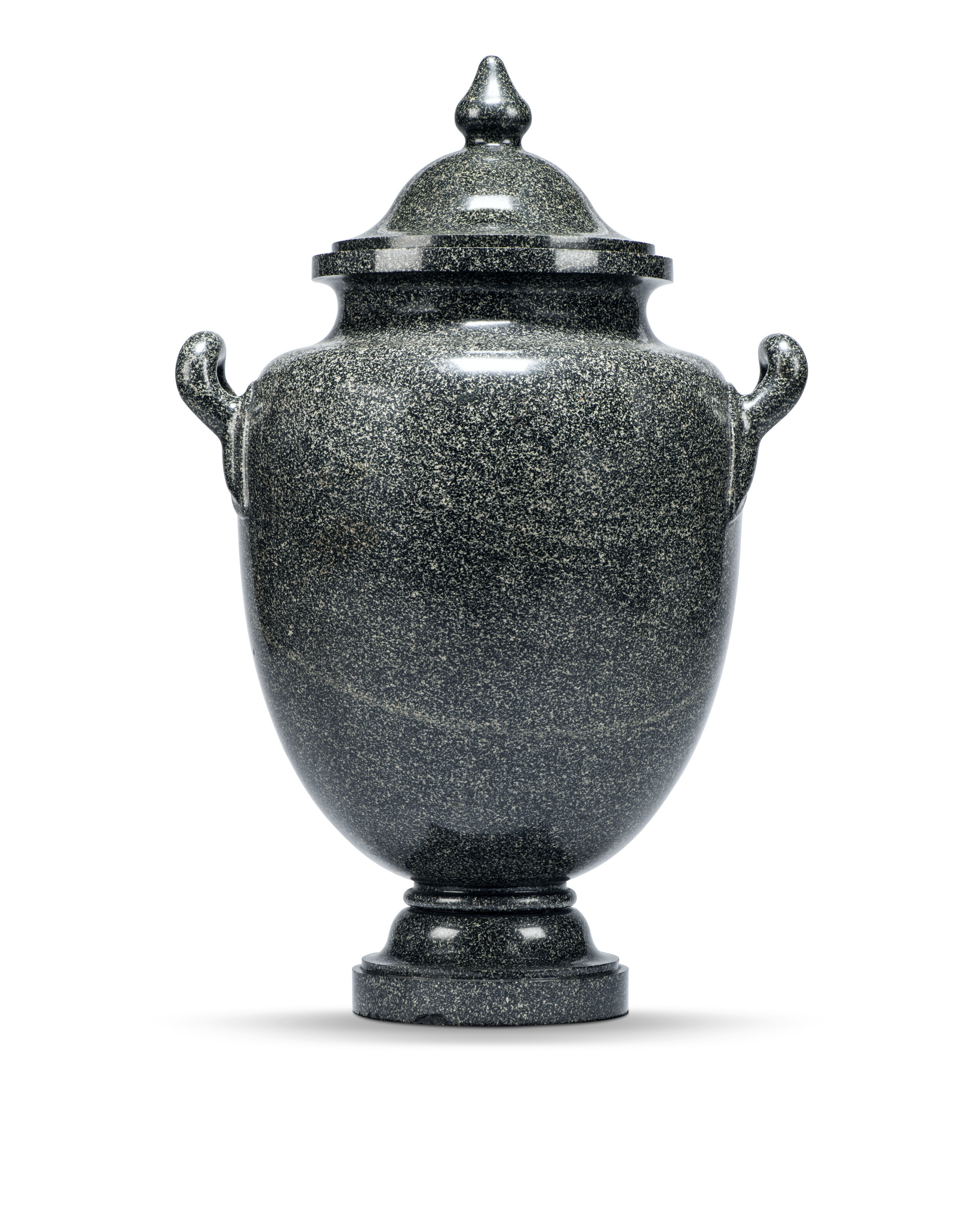 An Italian granito di bigio vase and cover, 18th century, offered in Philip Hewat-Jaboor: An Eye for the Magnificent on 8 February 2024 at Christie's in London