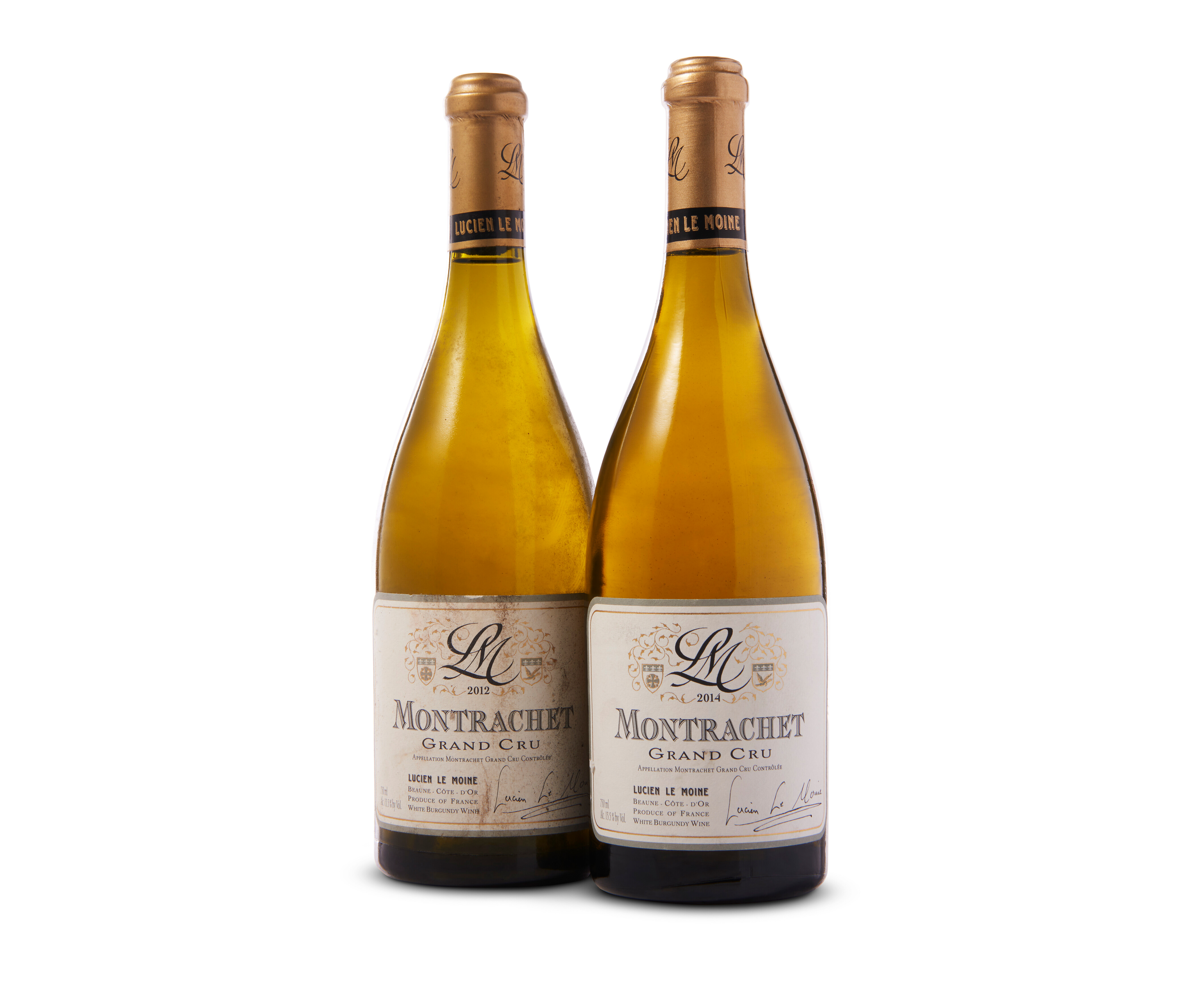 Mixed Le Moine Montrachet 2009-2014, Lucien Le Moine, Montrachet Grand ...
