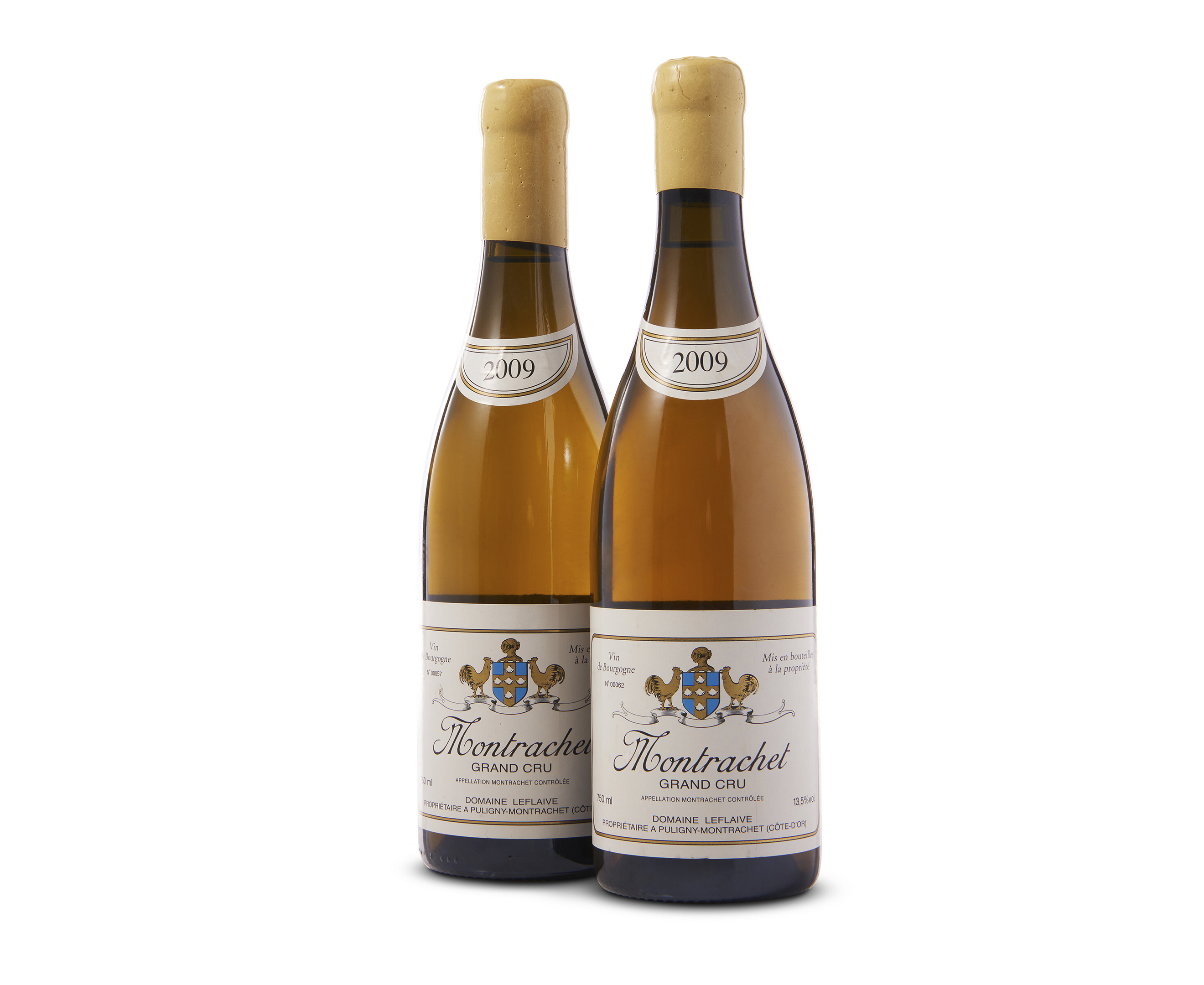 Domaine Leflaive, Montrachet Grand Cru 2009, One slightly cracked 