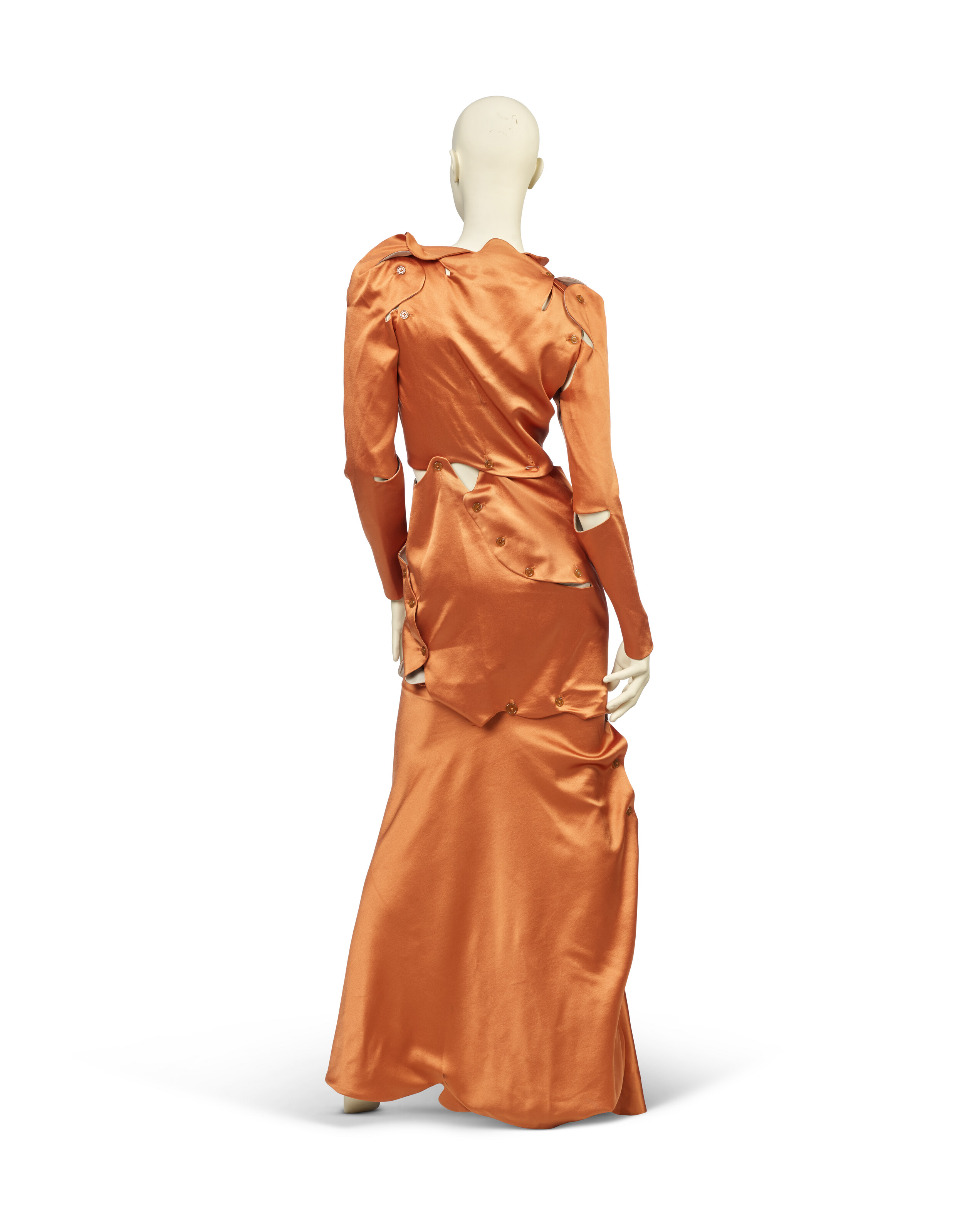 vivian westwood orange dress Sunday cotton and silk midi dress in orange - Vivienne Westwood