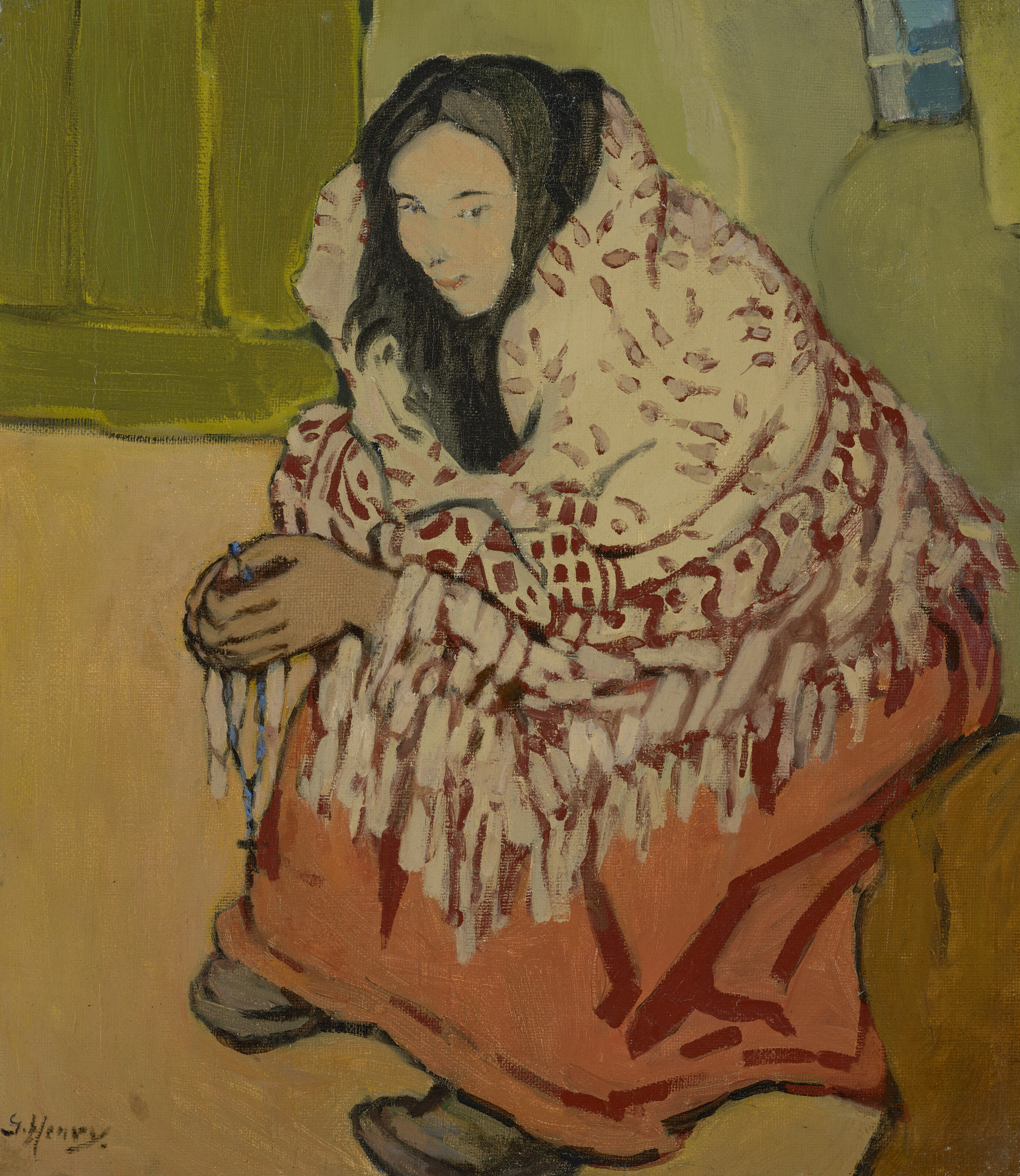 Grace Henry, The Rosary, 1910, offered in The Private Collection of Mary and Alan Hobart - Pioneers of Modern British and Irish Art on 19 November 2024 at Christie's in London