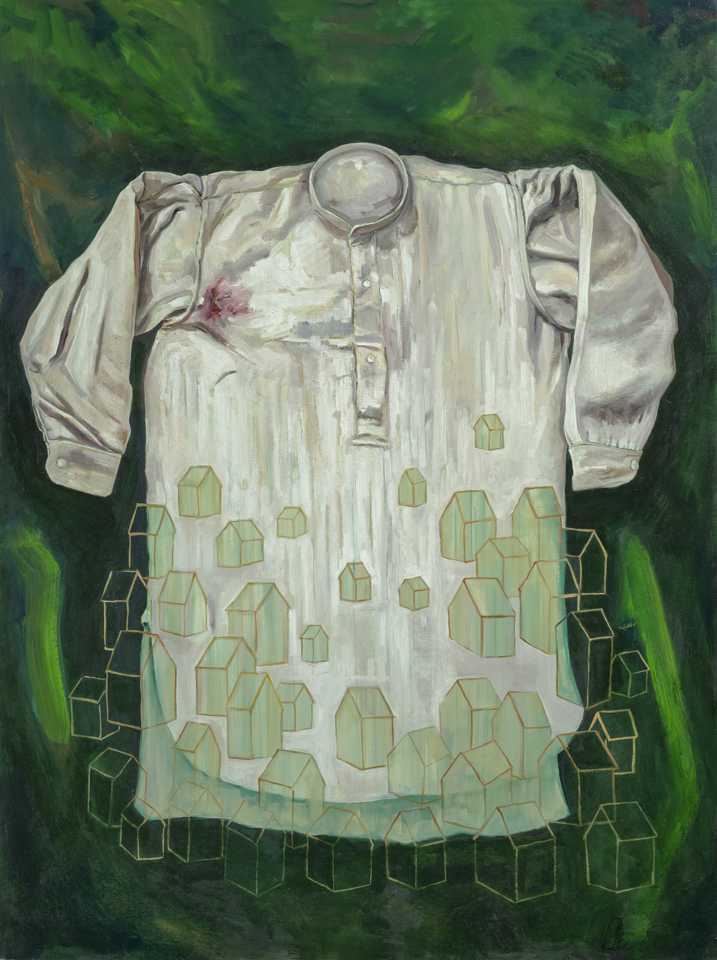 Rita Duffy, Connolly Shirt, 2014, offered in The Private Collection of Mary and Alan Hobart - Pioneers of Modern British and Irish Art on 19 November 2024 at Christie's in London