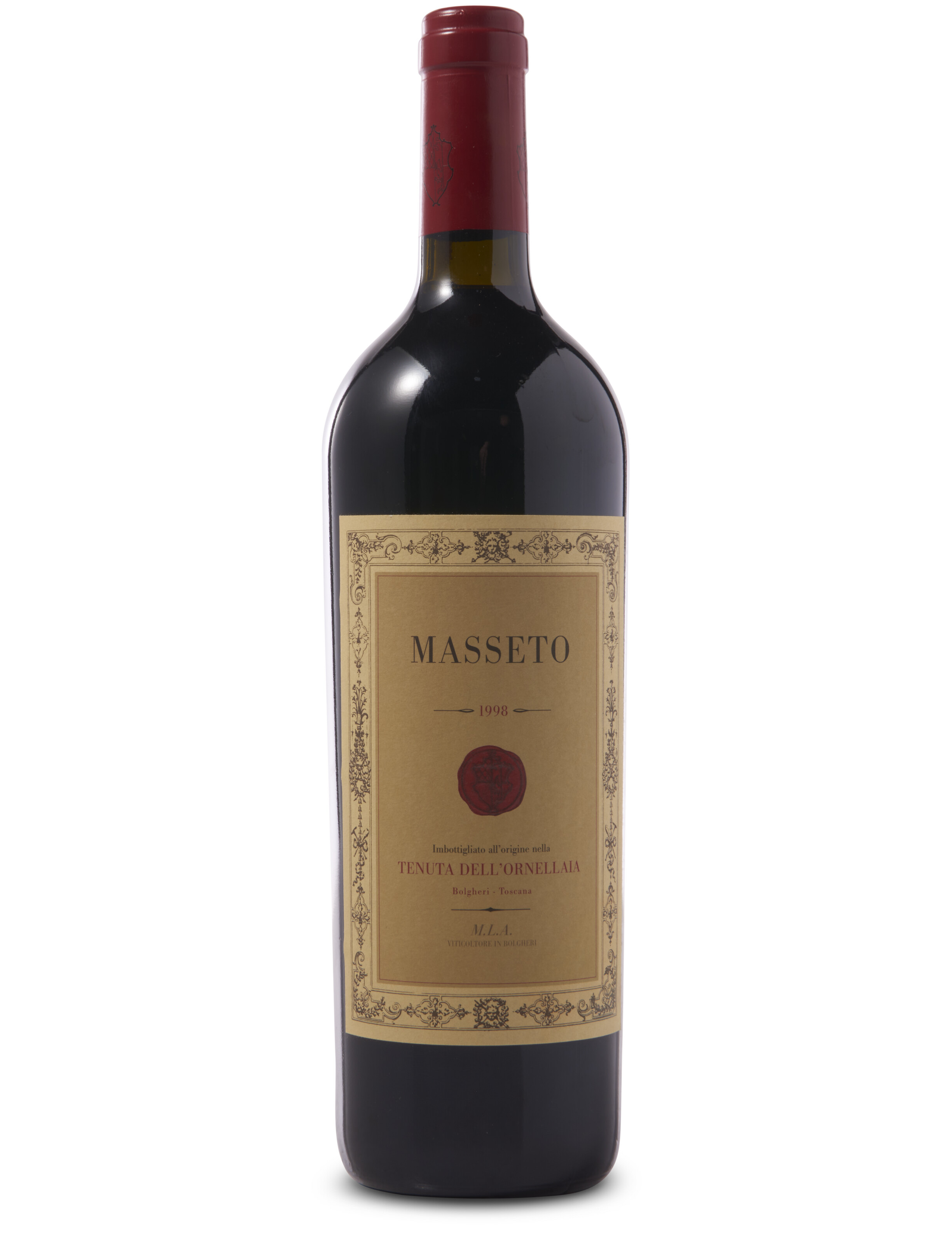 Masseto, Toscana 1998, In original wooden case. Excellent appearance ...