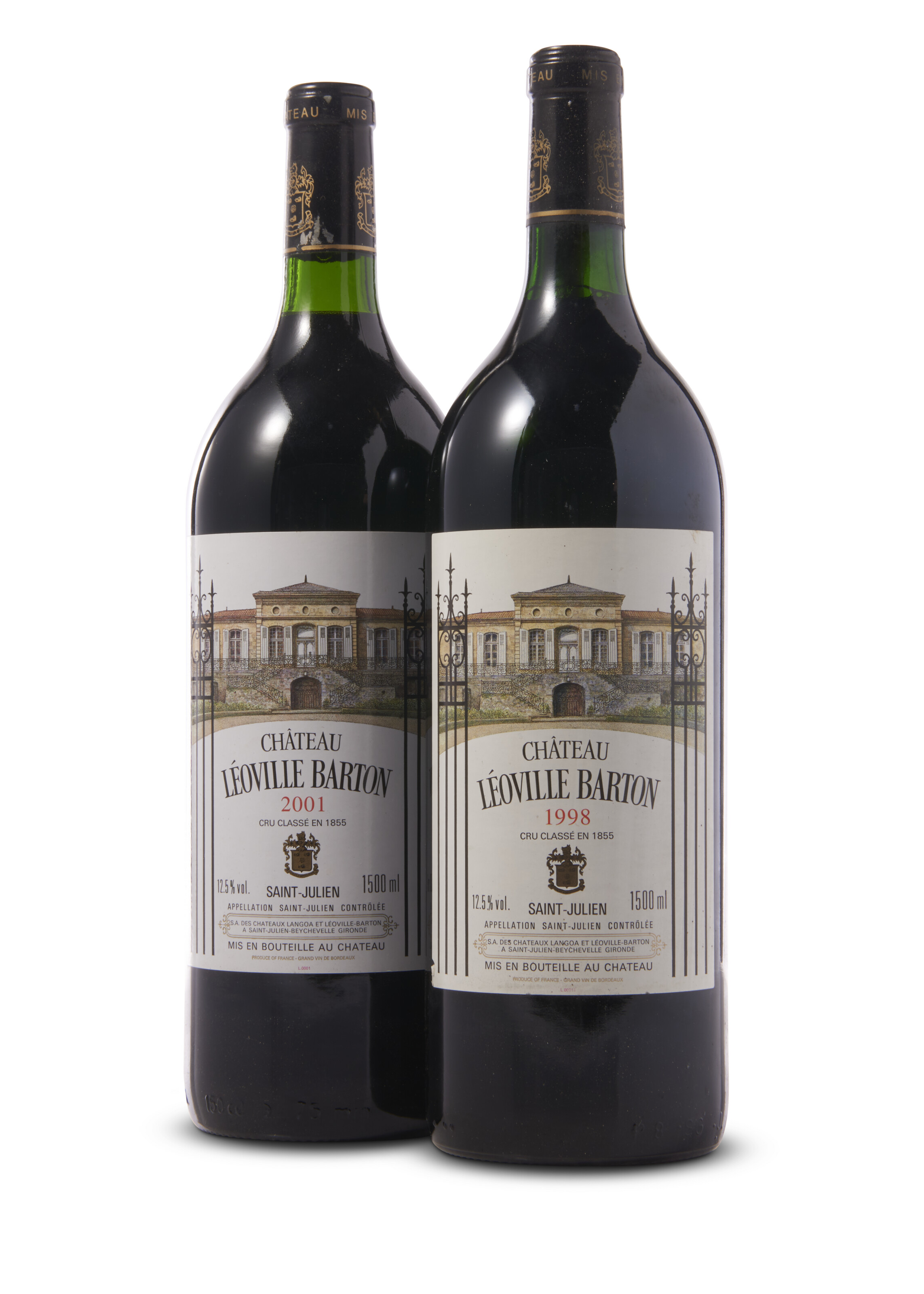 Mixed Léoville Barton Magnums 19982001, Château Léoville Barton 2eme