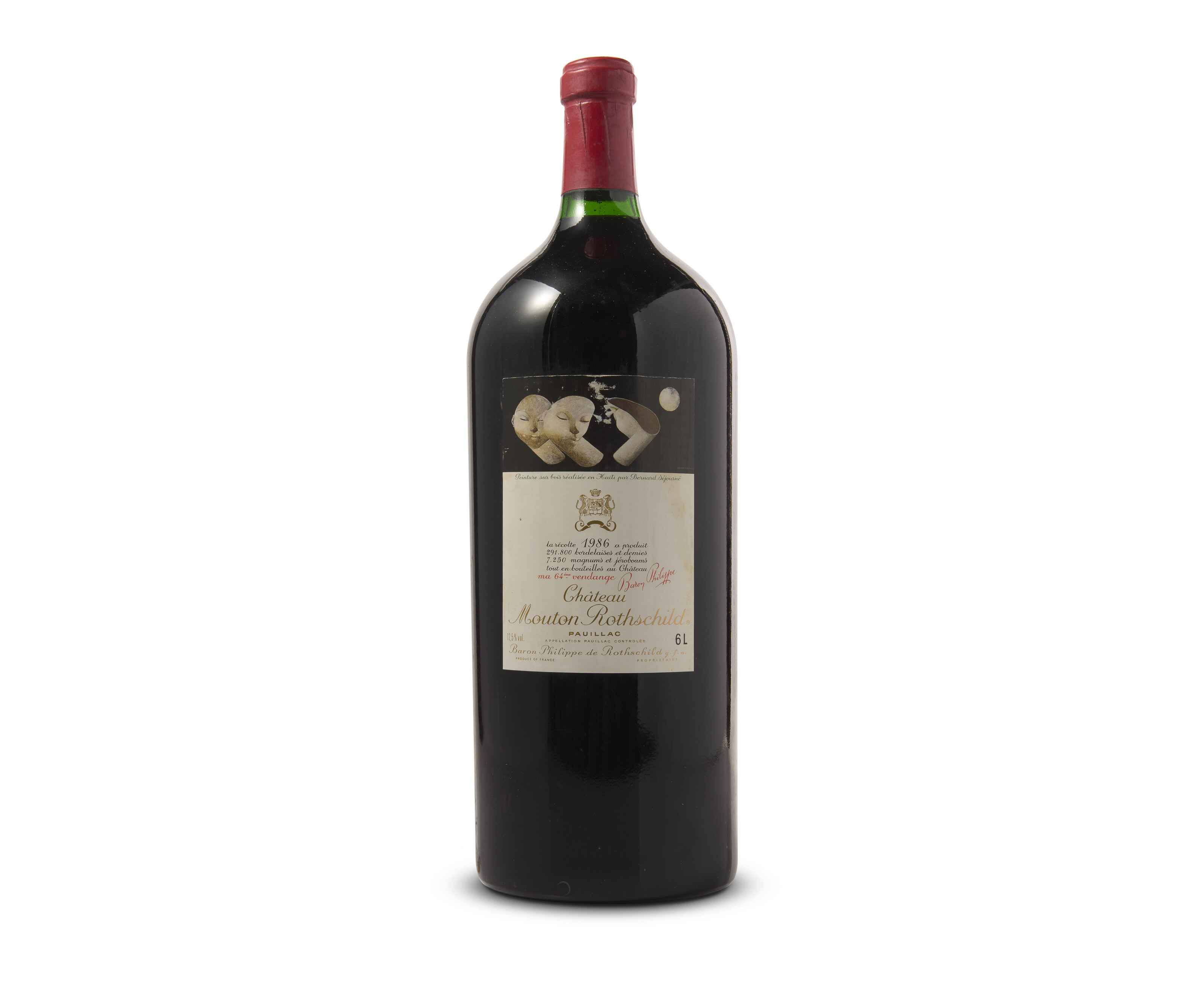 Château Mouton Rothschild 1986, Scuffed and slightly damaged 